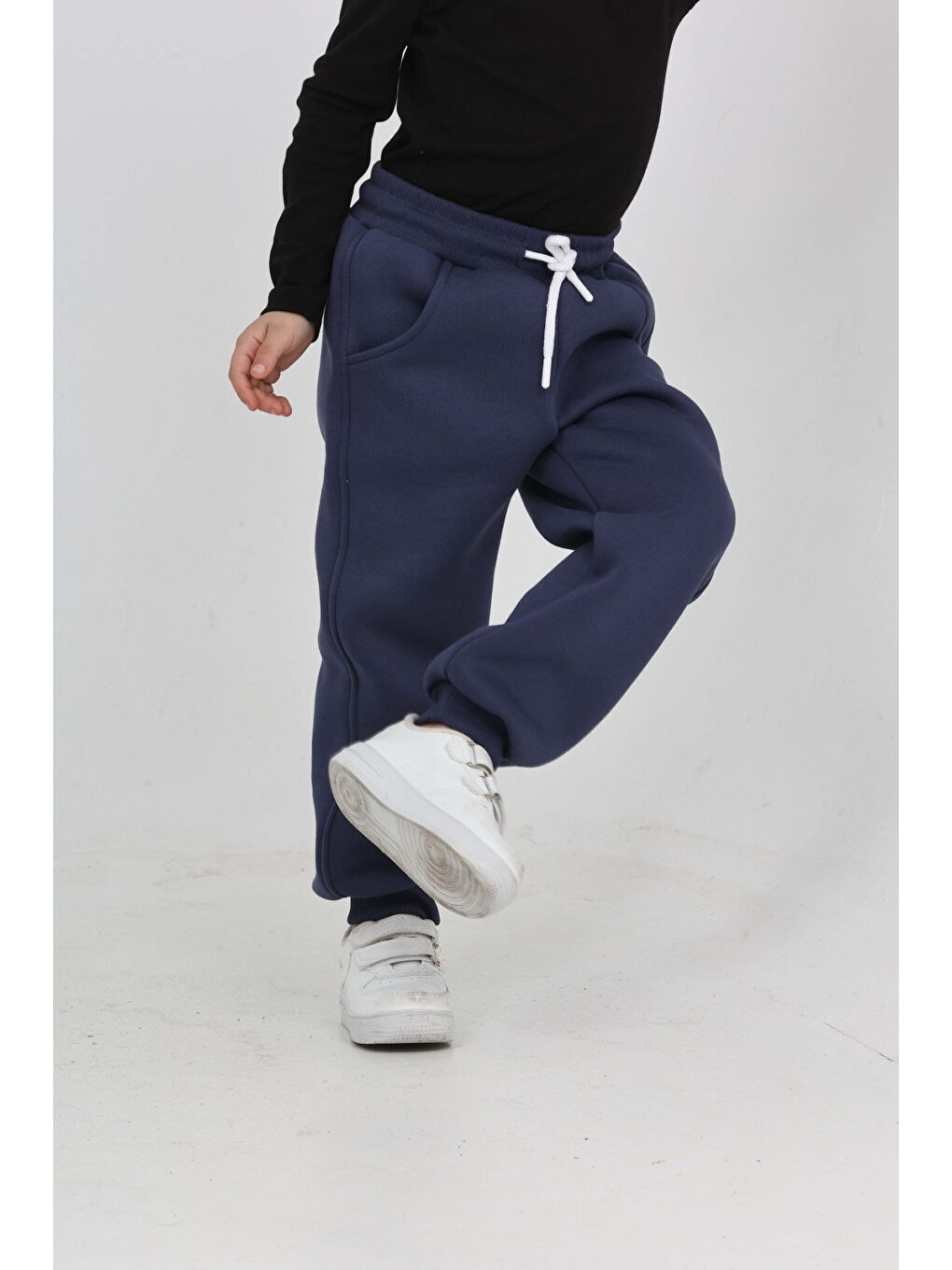 İndigo Erkek Çocuk Cool Nakışlı Eşofman Alt-7