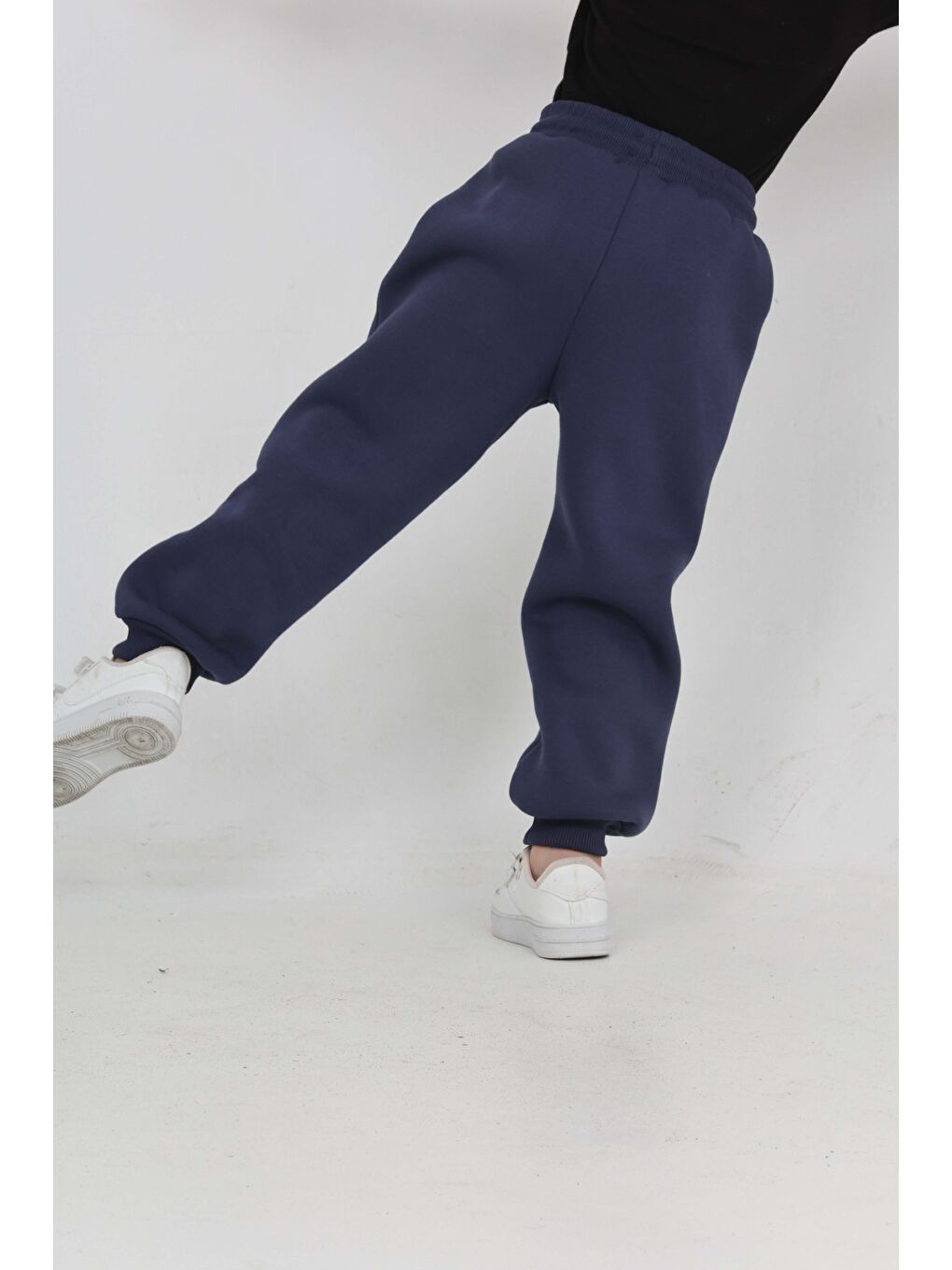 İndigo Erkek Çocuk Cool Nakışlı Eşofman Alt-8