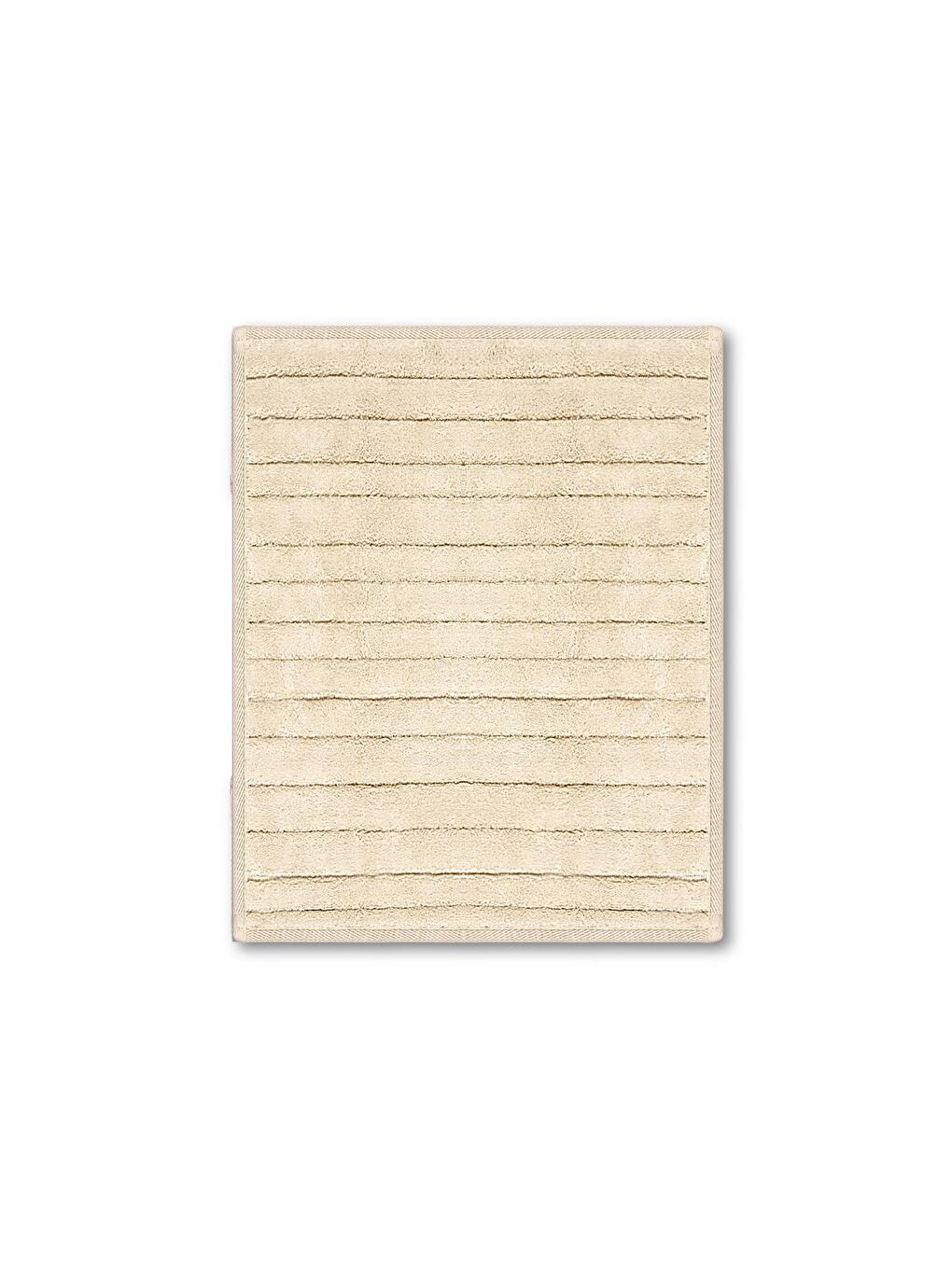 Lines Doğal Pamuklu 2'li Banyo Paspas Seti 60x100+50x60 Cm Bej-2