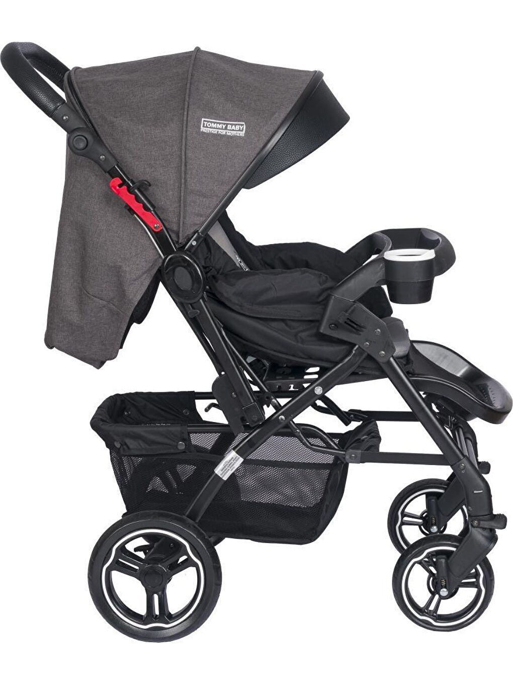 Tornado Plus Black Alüminyum Lüx Çift Yön Bebek Arabası-1