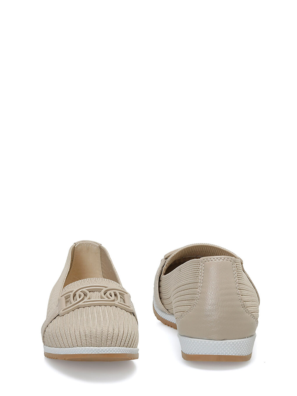 167122.Z6FX Bej Kadın Düz Ayakkabı-4