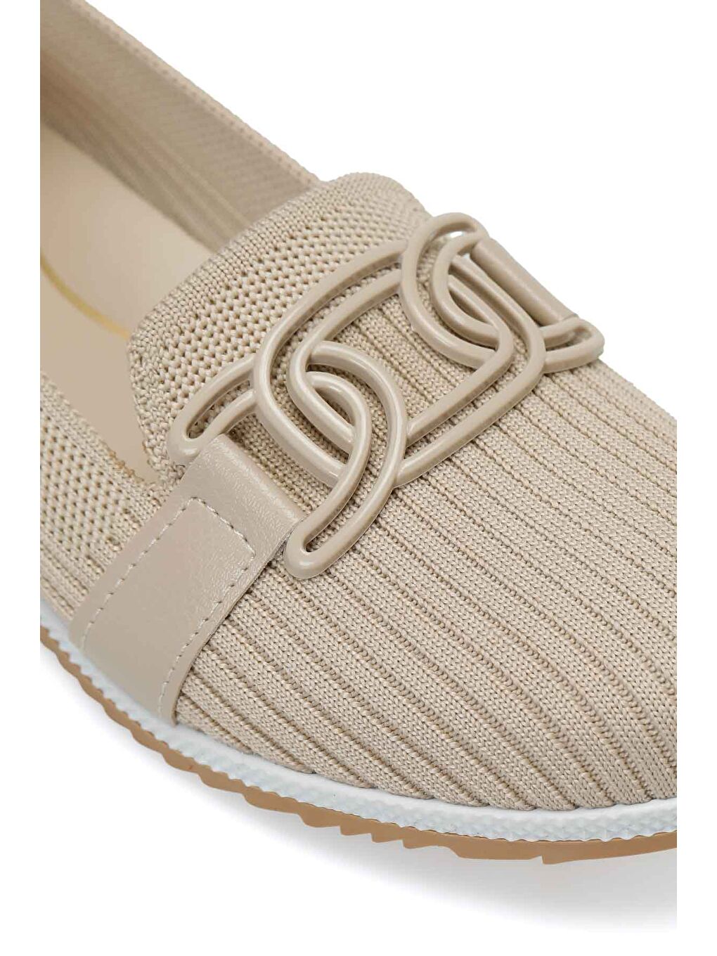 167122.Z6FX Bej Kadın Düz Ayakkabı-6