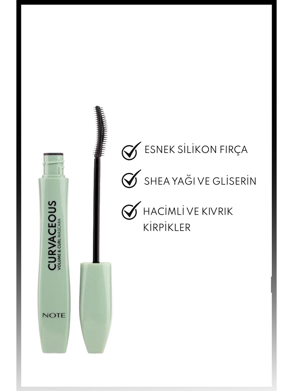 Curvaceous Hacim ve Kıvırma Etkili Maskara - Siyah