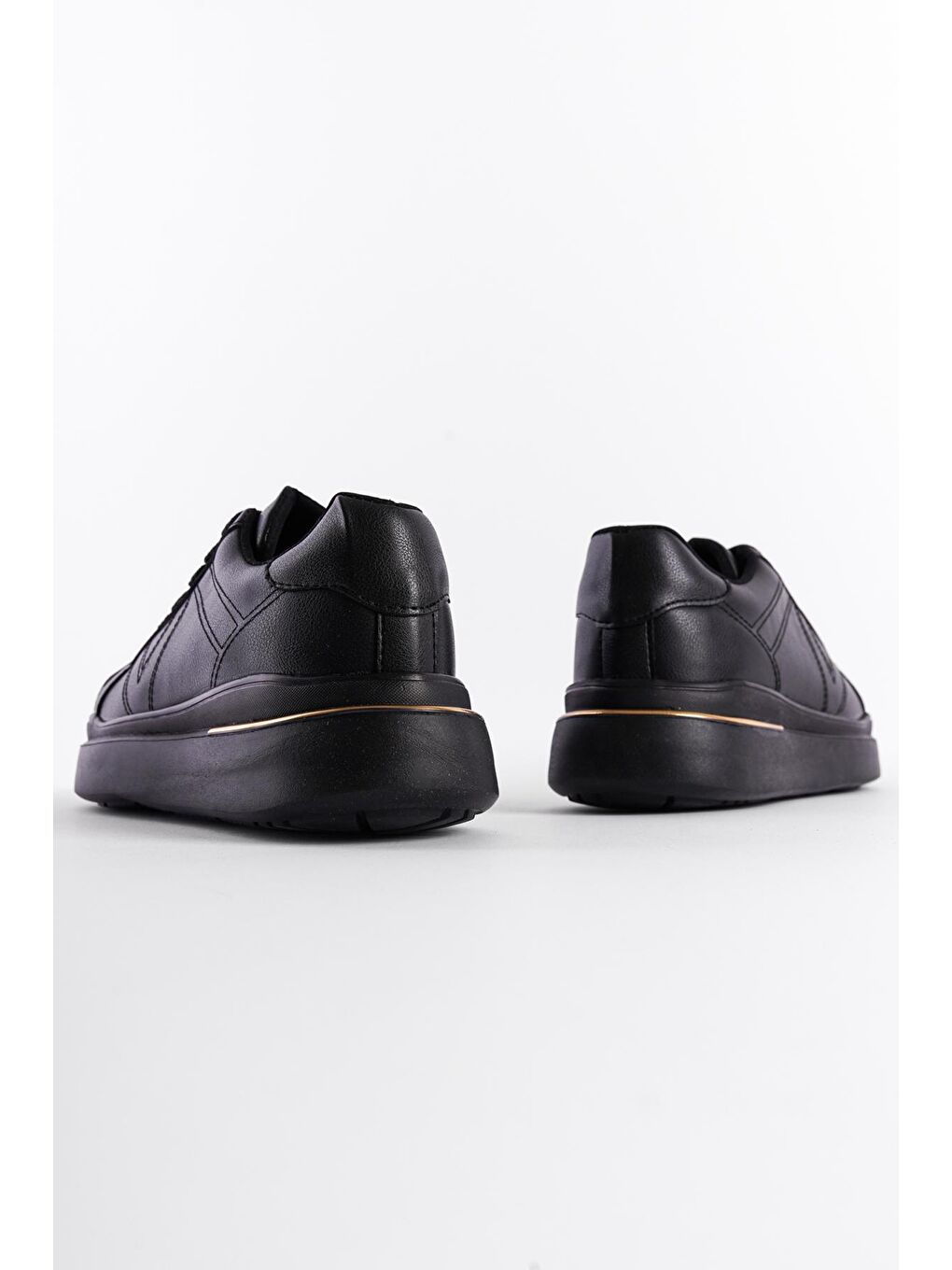 Siyah Kadın Sneaker Spor Ayakkabı-2