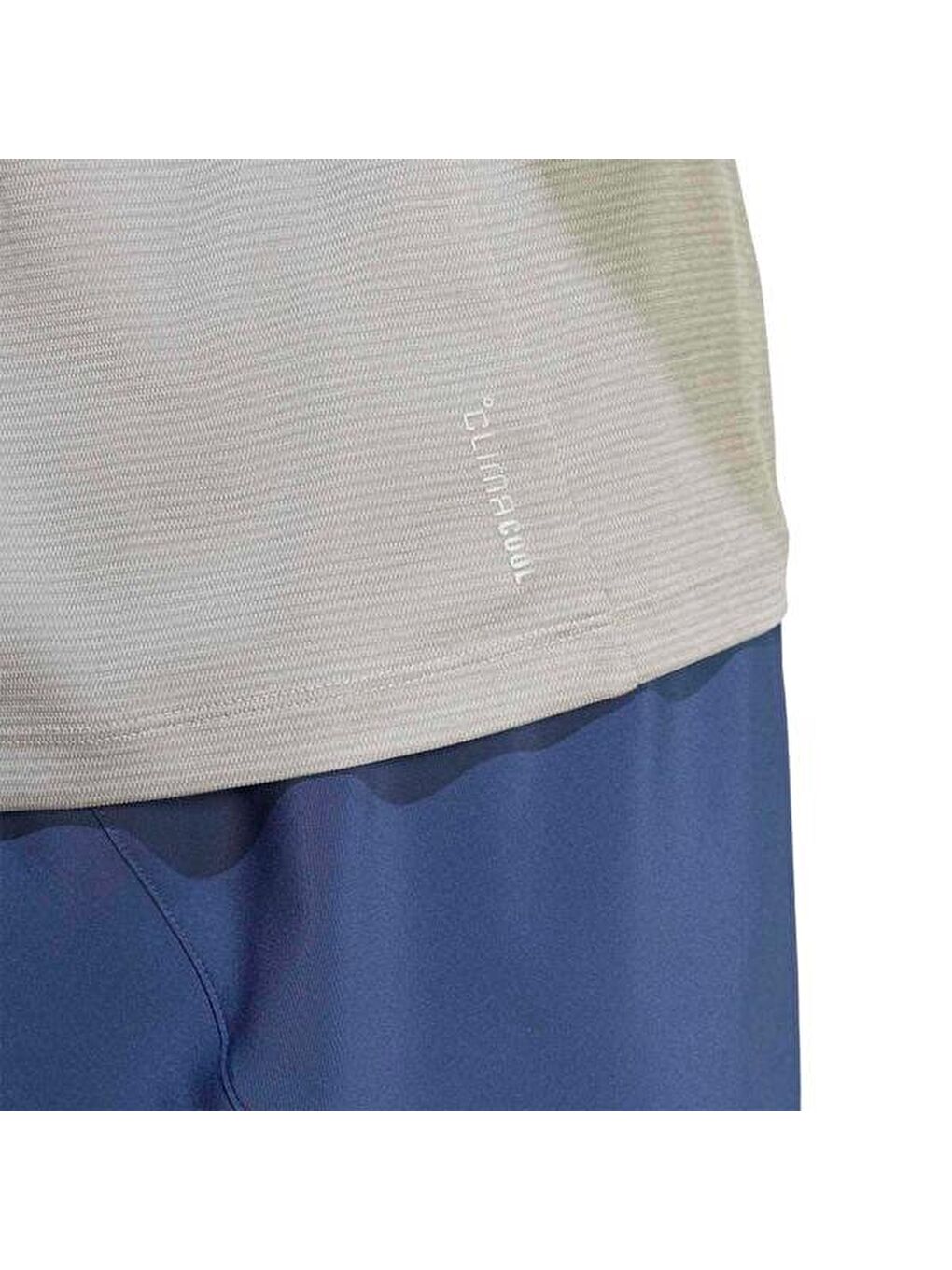 Run Essentials Erkek Gri Yuvarlak Yaka Tişört-4