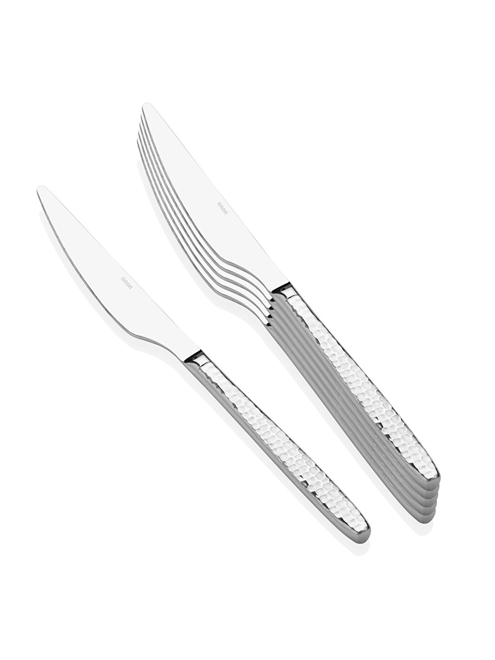 Gri Galata Yemek Bıçak 6'lı 18/10