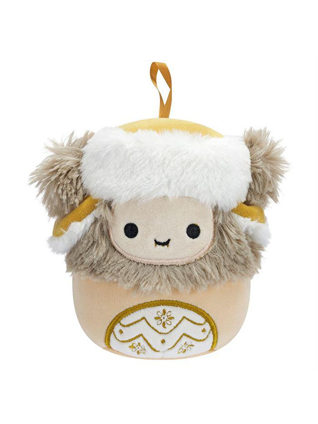 Squishmallows Karışık Yılbaşı Süsü - Yeti Dray 10cm