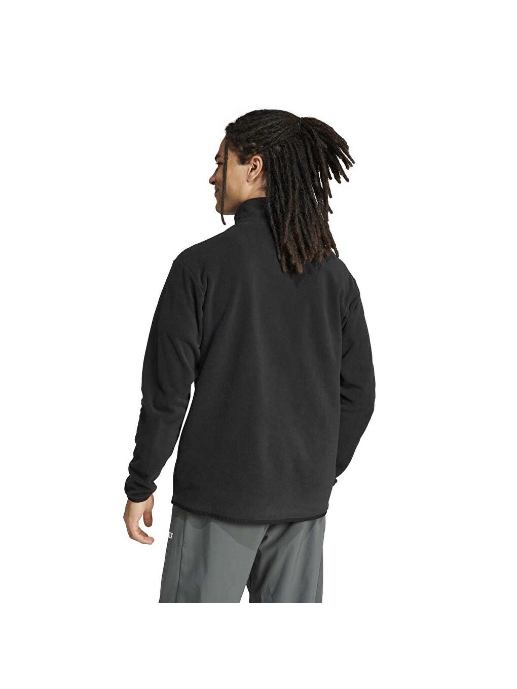 Multi Essentials Erkek Siyah Dik Yaka Sweatshirt-1