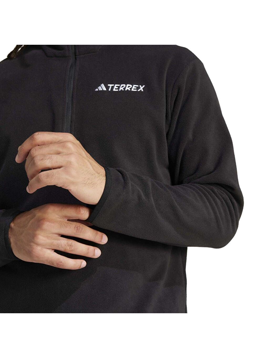 Multi Essentials Erkek Siyah Dik Yaka Sweatshirt-4