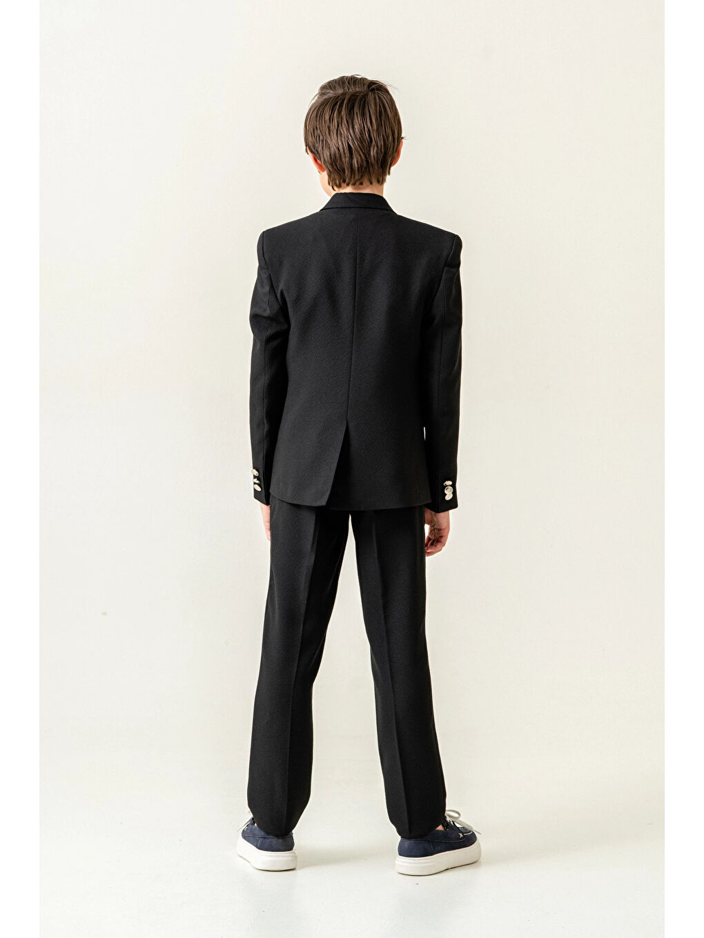 Siyah Tişörtlü Ceketli Takım Elbise 4148-4