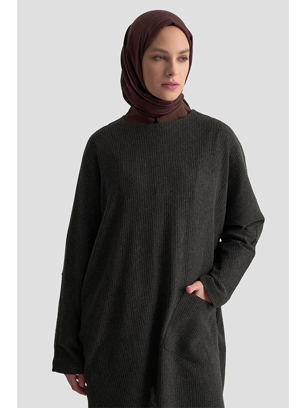 Basic Örme Tunik 25Kd1118 Siyah-1