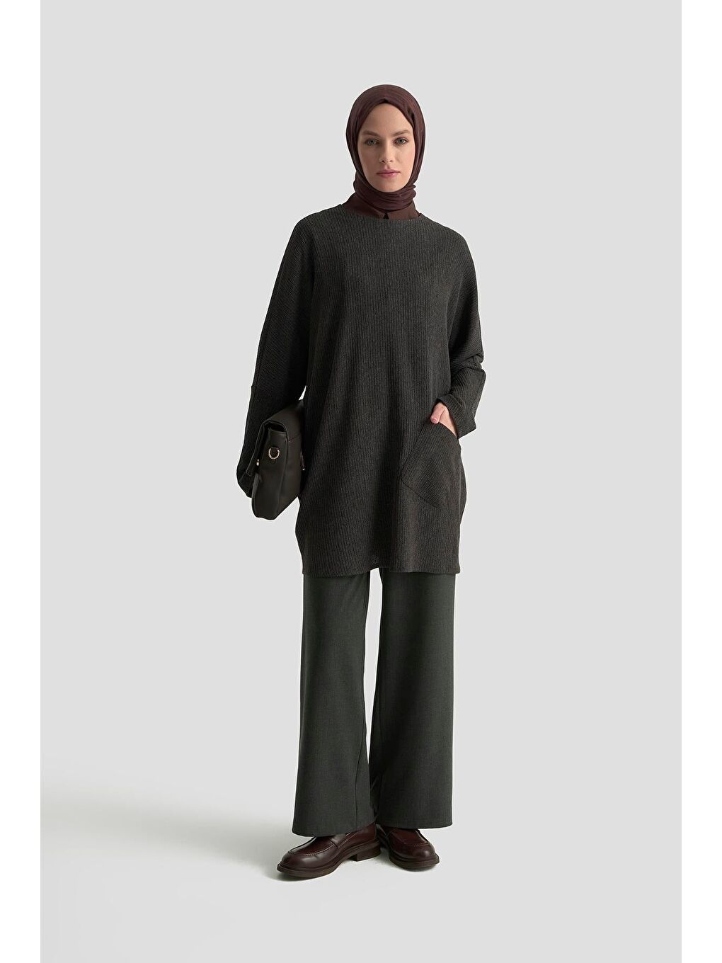 Basic Örme Tunik 25Kd1118 Siyah-2