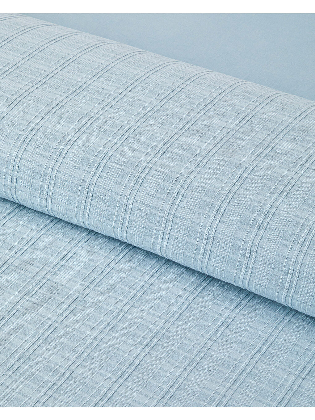 Breezy Escape Pamuk Ekose Tek Kişilik Nevresim Takımı 160x220 cm Mavi-3