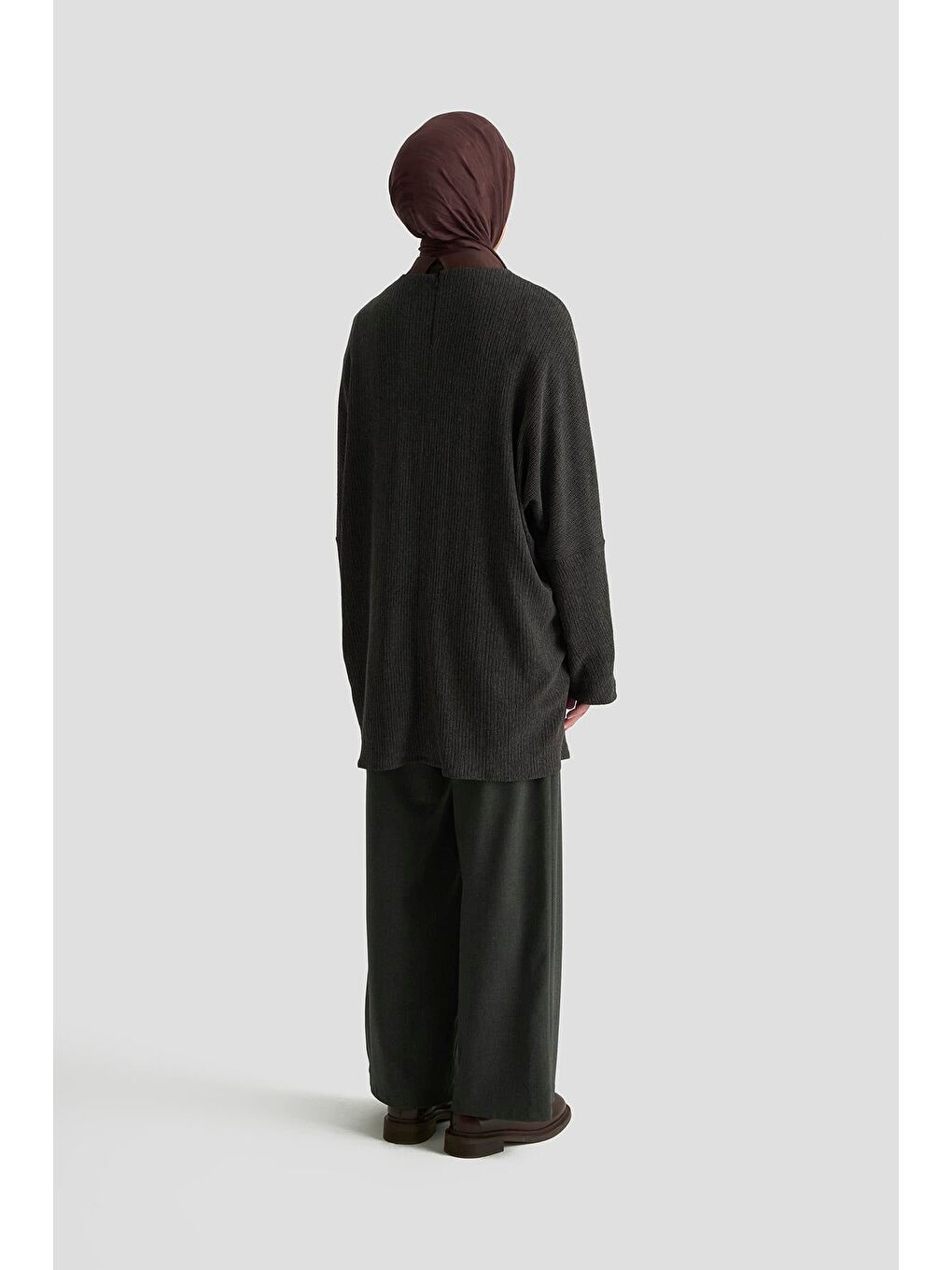 Basic Örme Tunik 25Kd1118 Siyah-4