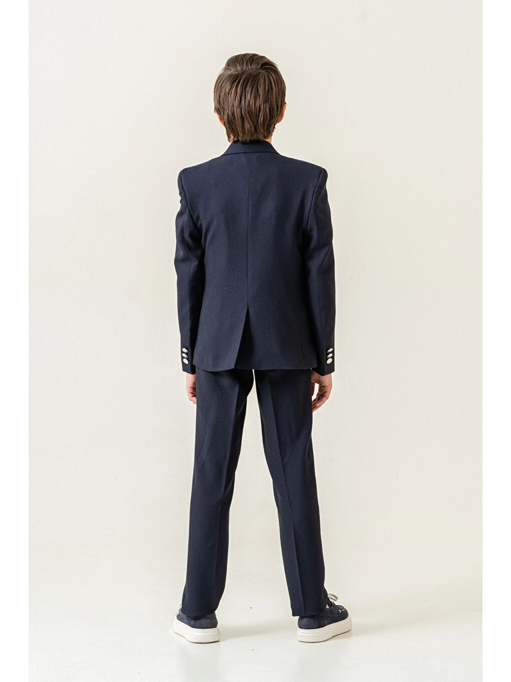 Lacivert Tişörtlü Ceketli Takım Elbise 4148-4