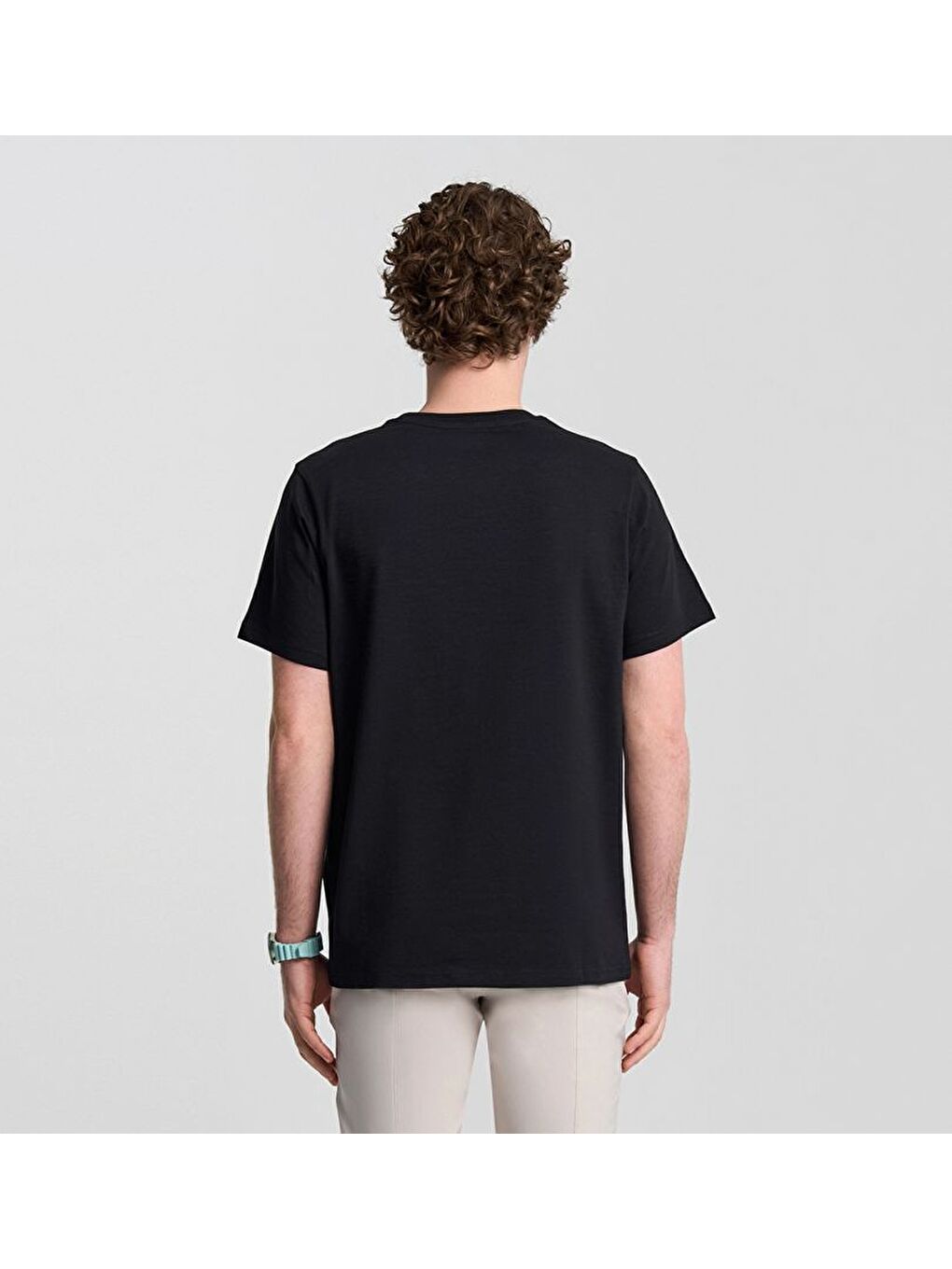 Siyah CSC M Comfort Shadow SS Tee Erkek Kısa Kollu Tişört CS0406-1