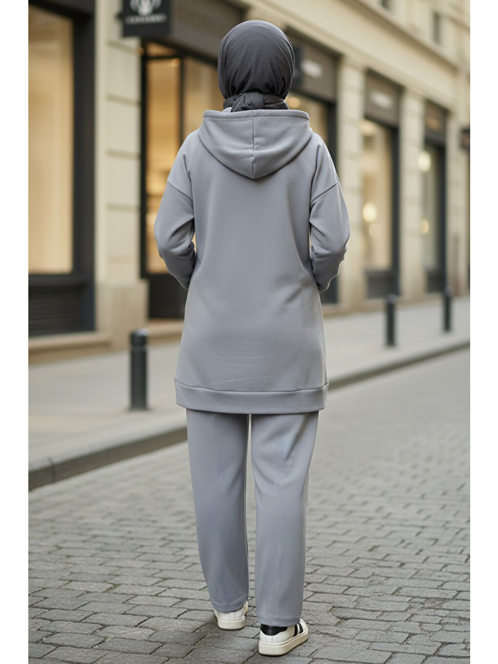 Armalı Çift Cepli Vortex İkili Takım Gri - 27982-GRI-2