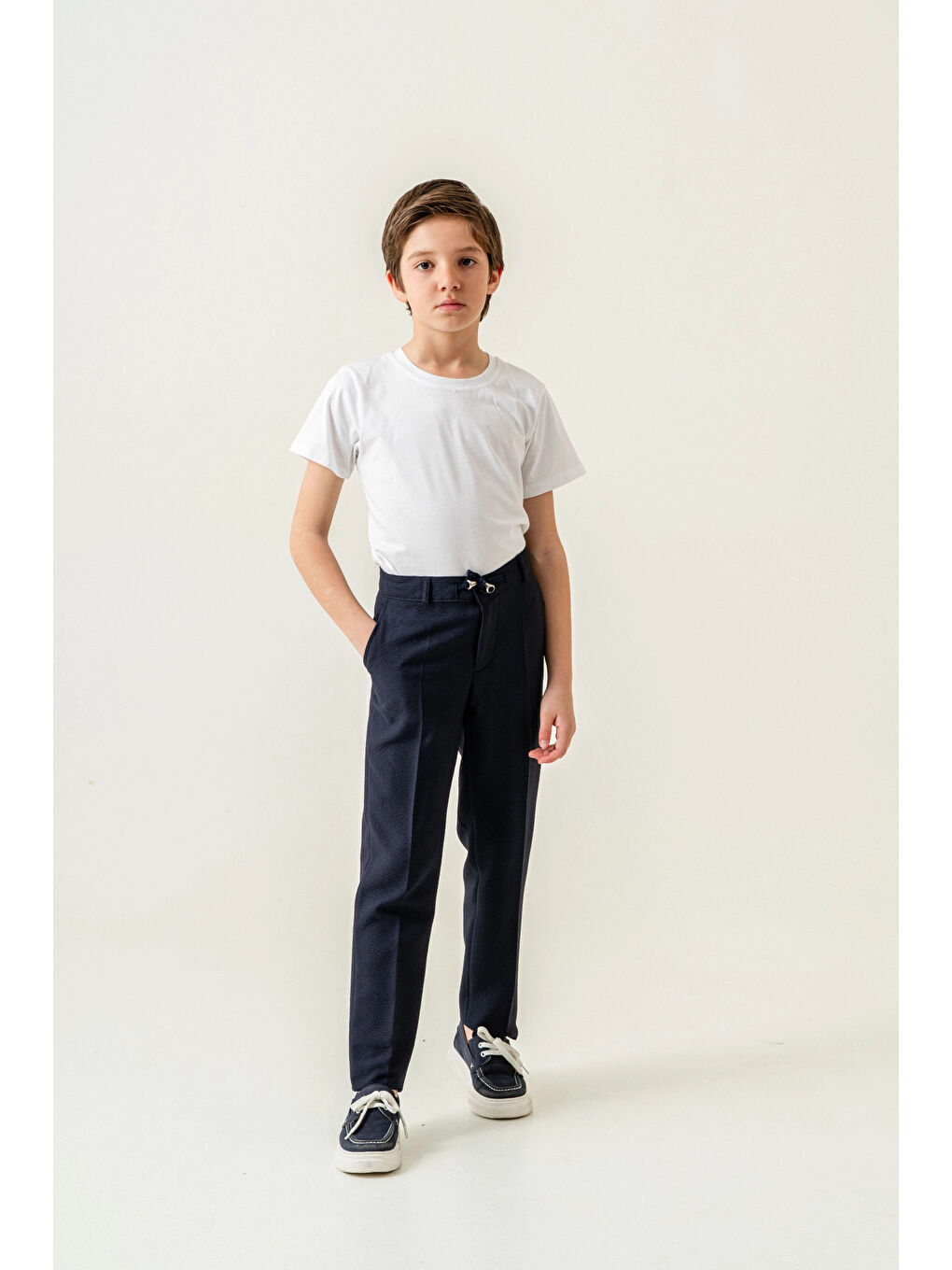 Lacivert Tişörtlü Ceketli Takım Elbise 4149-2