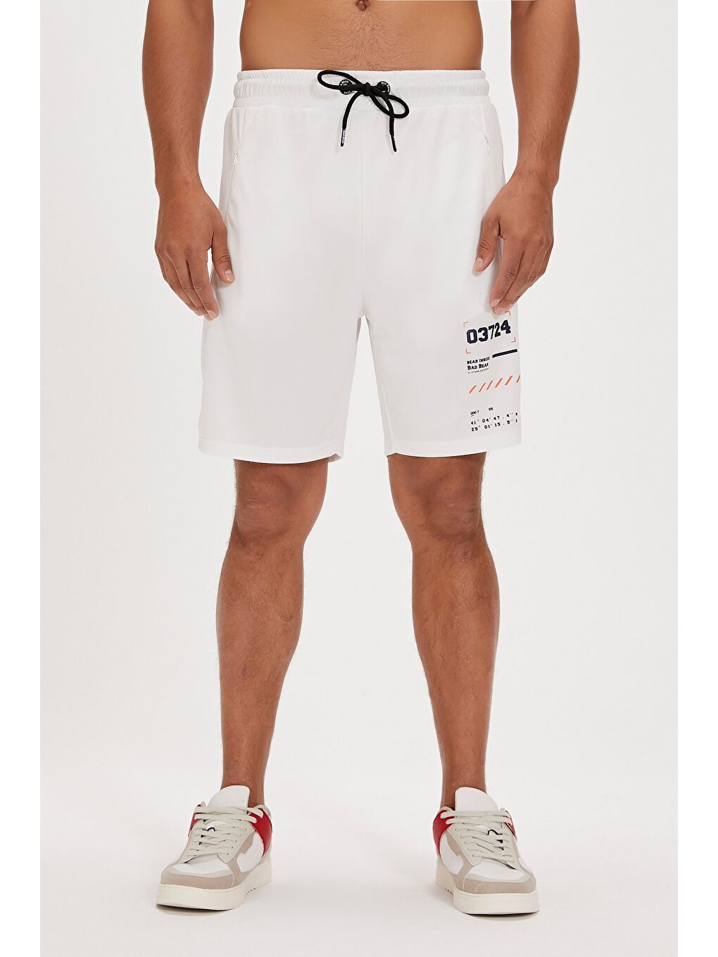 Diego Beyaz Erkek Şort