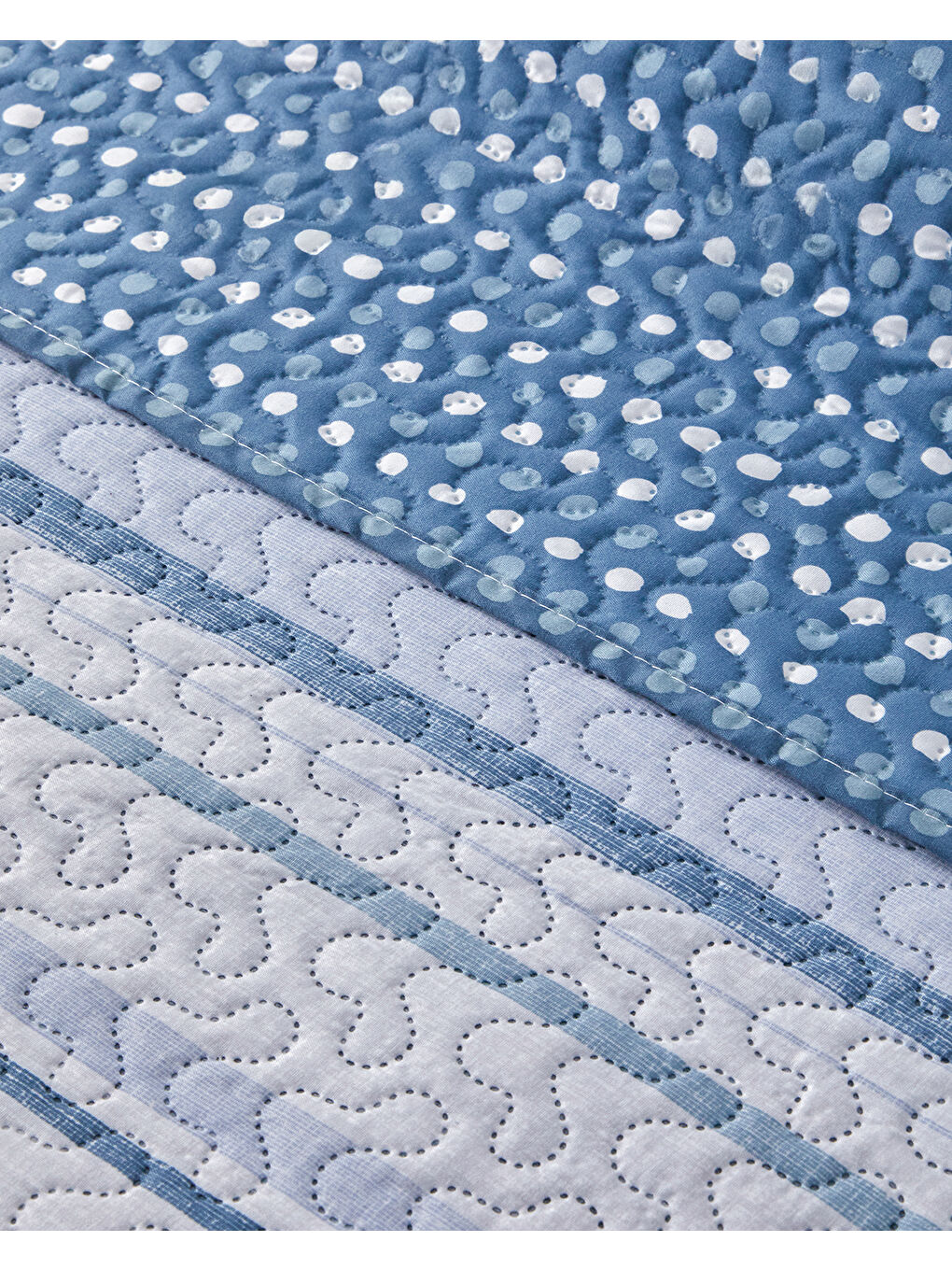 Contemporary Chic King Size Çok Amaçlı Örtü 240x220 cm Lacivert-4