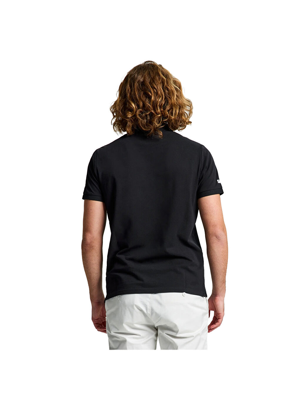 Deck Polo Ss Erkek Siyah Polo Tişört-4