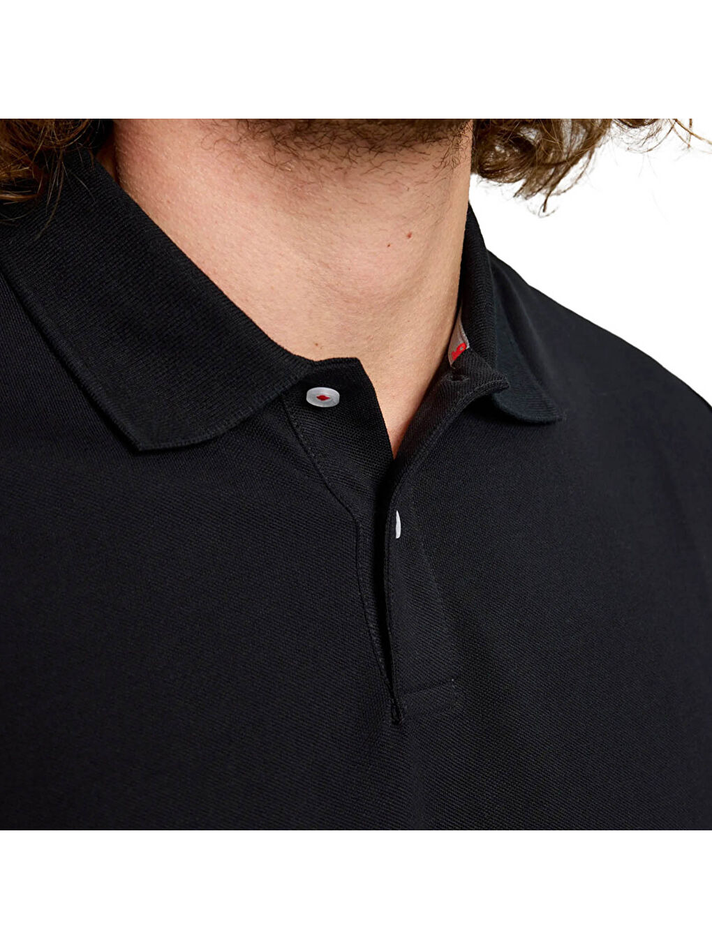 Deck Polo Ss Erkek Siyah Polo Tişört-5