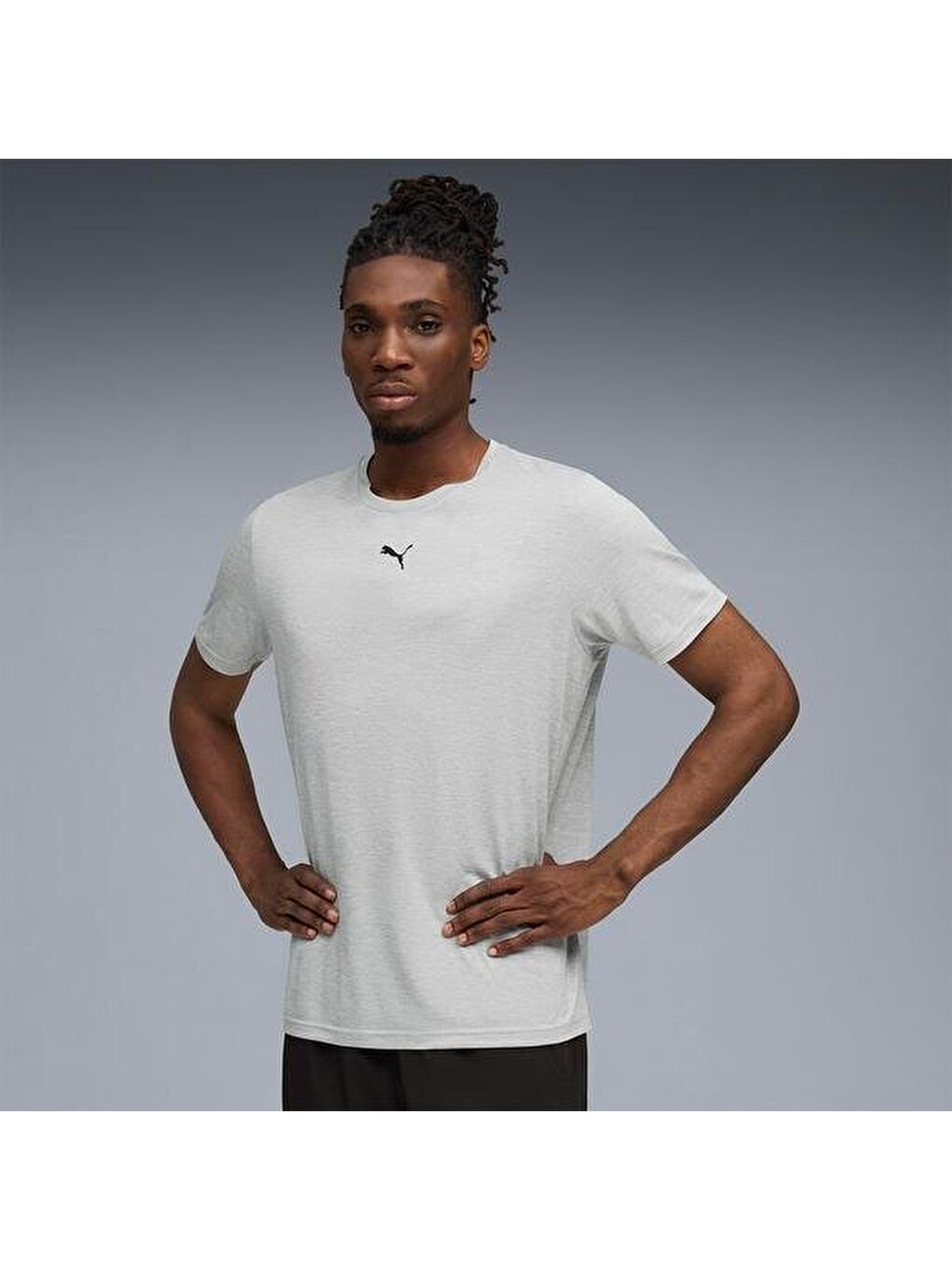 Essentials Heather Erkek Gri Tişört