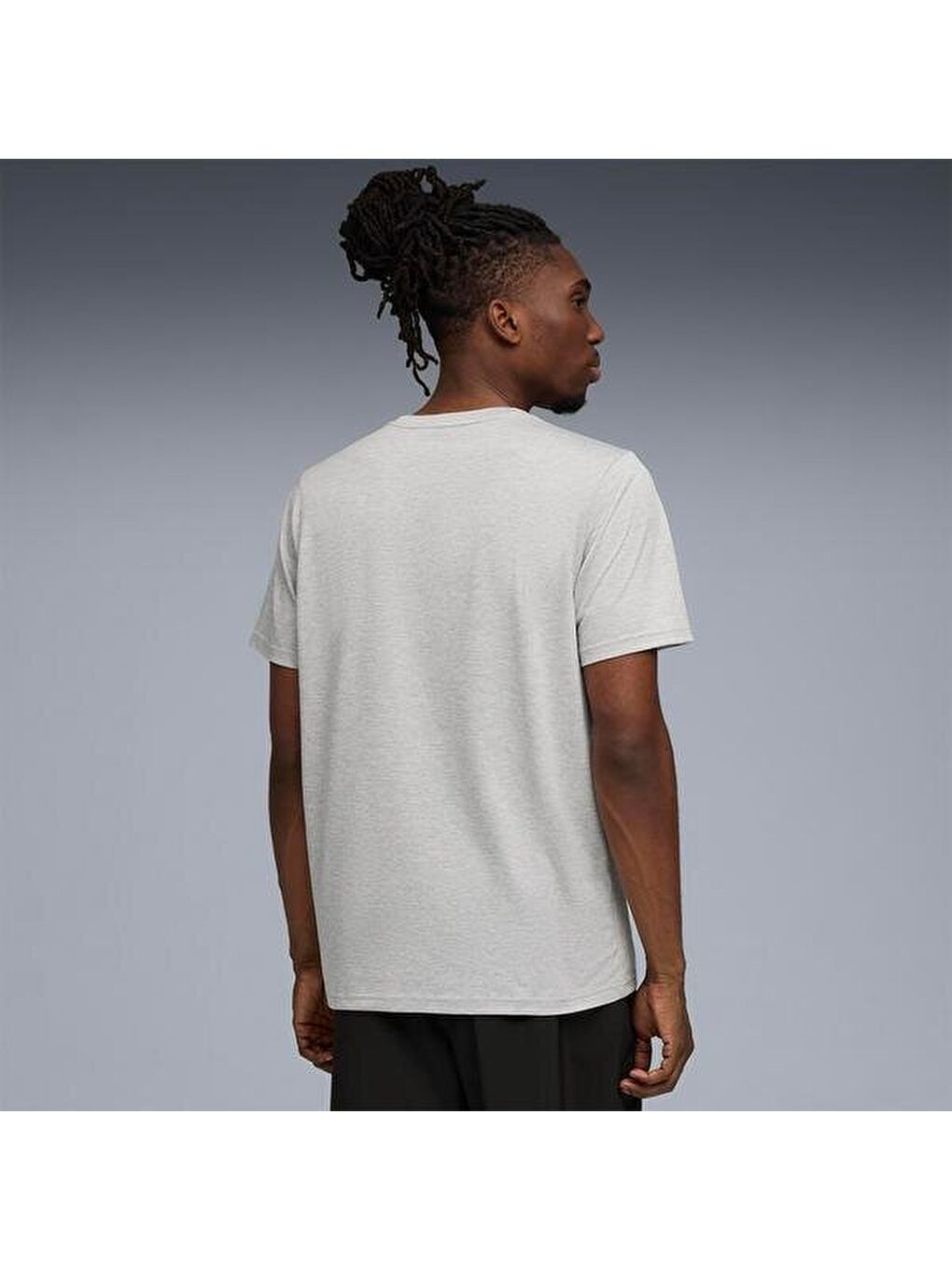 Essentials Heather Erkek Gri Tişört-1