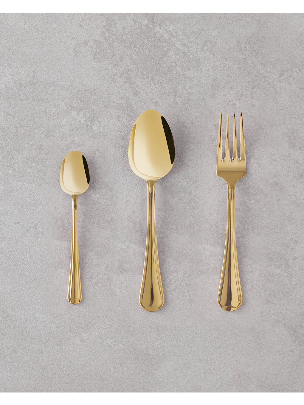 Sarı Sirius Paslanmaz Çelik Çatal Kaşık Bıçak Takımı 18 Parça 6 Kişilik Antik Gold