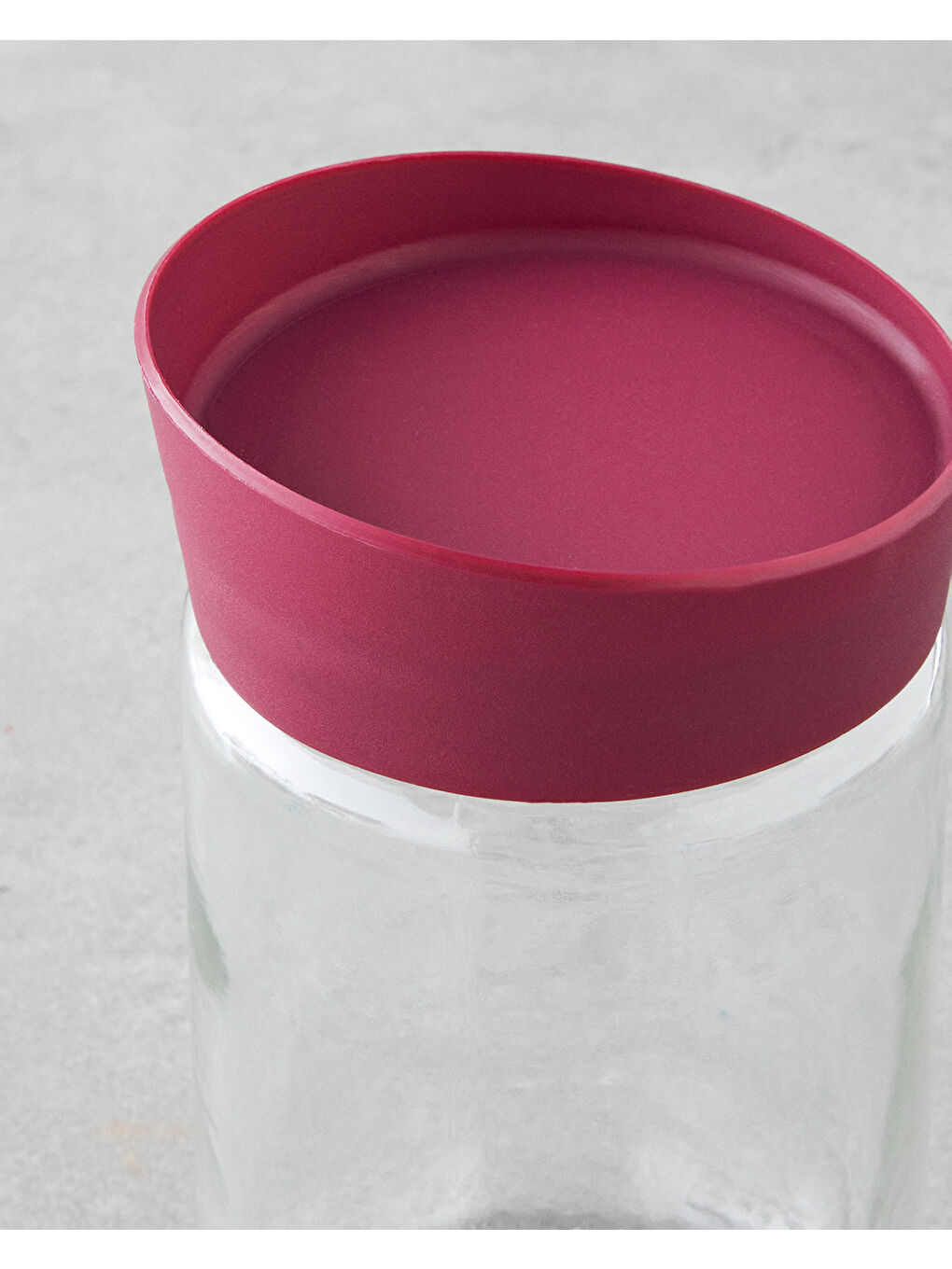 Arlene Cam Kavanoz 425 ml Bordo-2