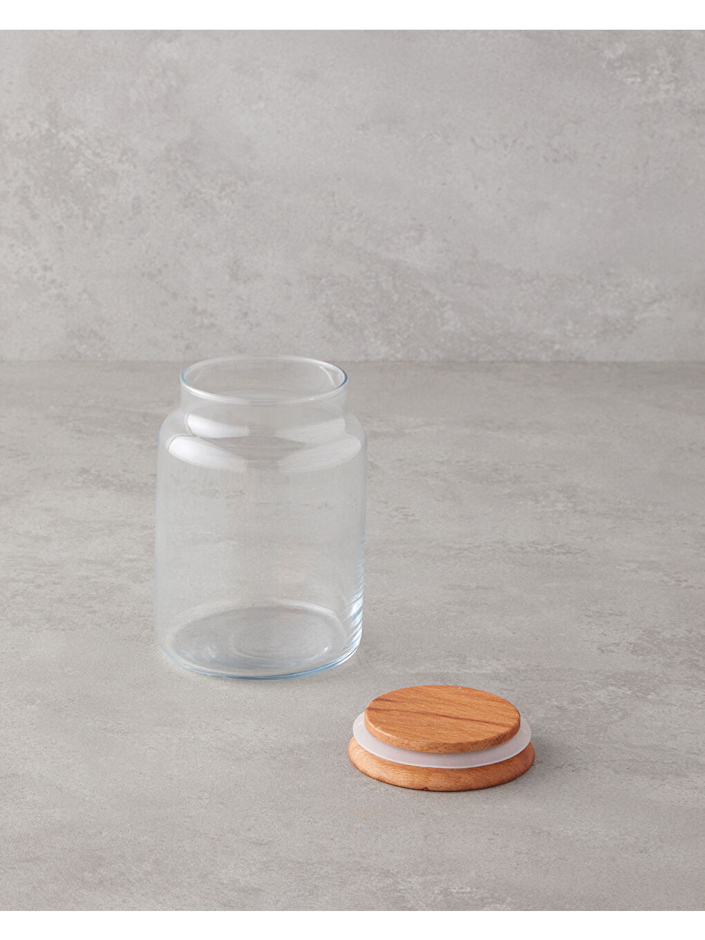 Bej Belle Cam Kavanoz 890 ml Natural-1