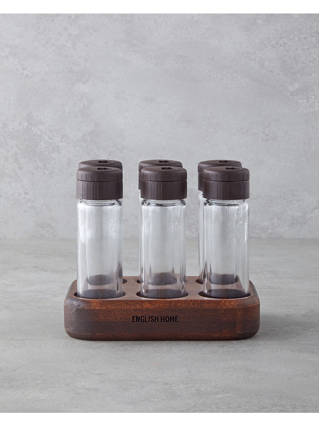 Bej Belita Cam 6'lı Baharatlik 12,5x17,5 cm Natural