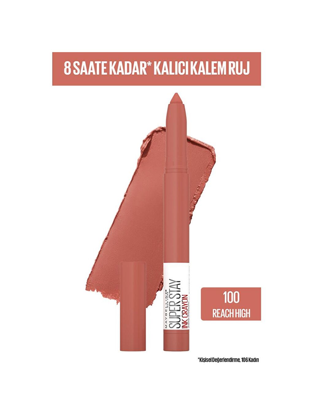 Super Stay Ink Crayon Kalem Mat Ruj- Spiced Up - 100 Reach High-2