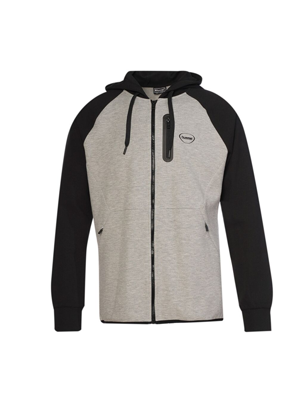 Karışık Nova Erkek Kapüşonlu Fermuarlı Sweatshirt-1