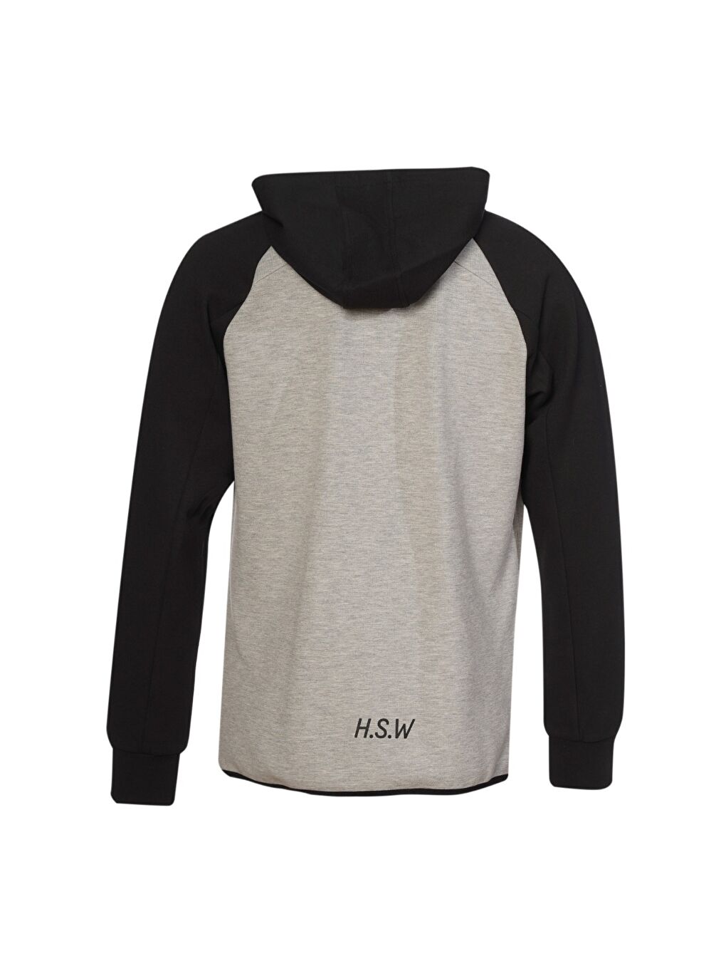 Karışık Nova Erkek Kapüşonlu Fermuarlı Sweatshirt-2