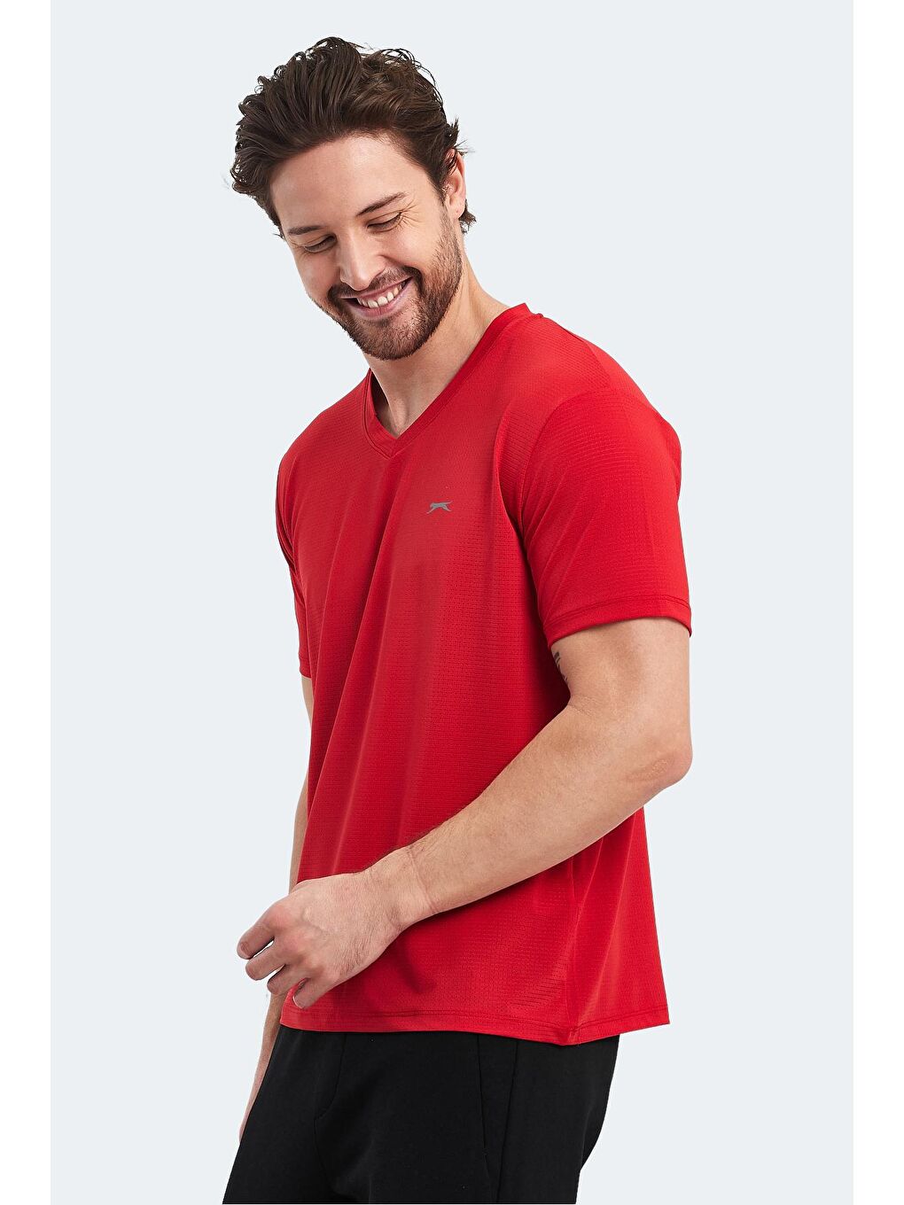 SLAZENGER Kırmızı Erkek Tişört Kırmızı - 2