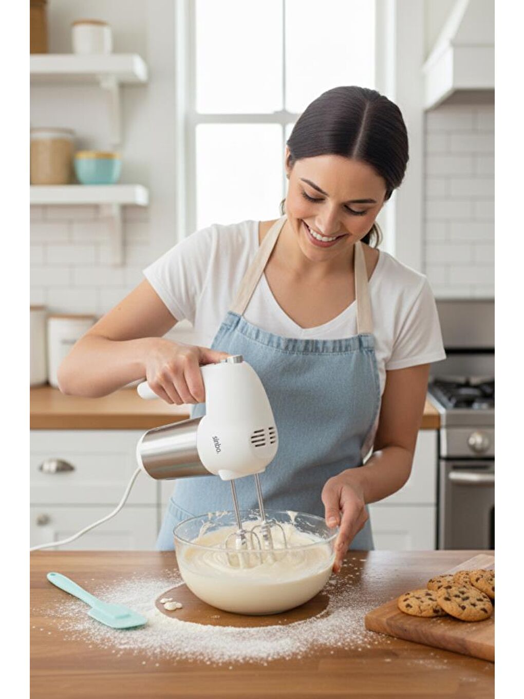 SMX-2774 El Mikseri – BEYAZ-200 W, 5 Kademe Hız-2