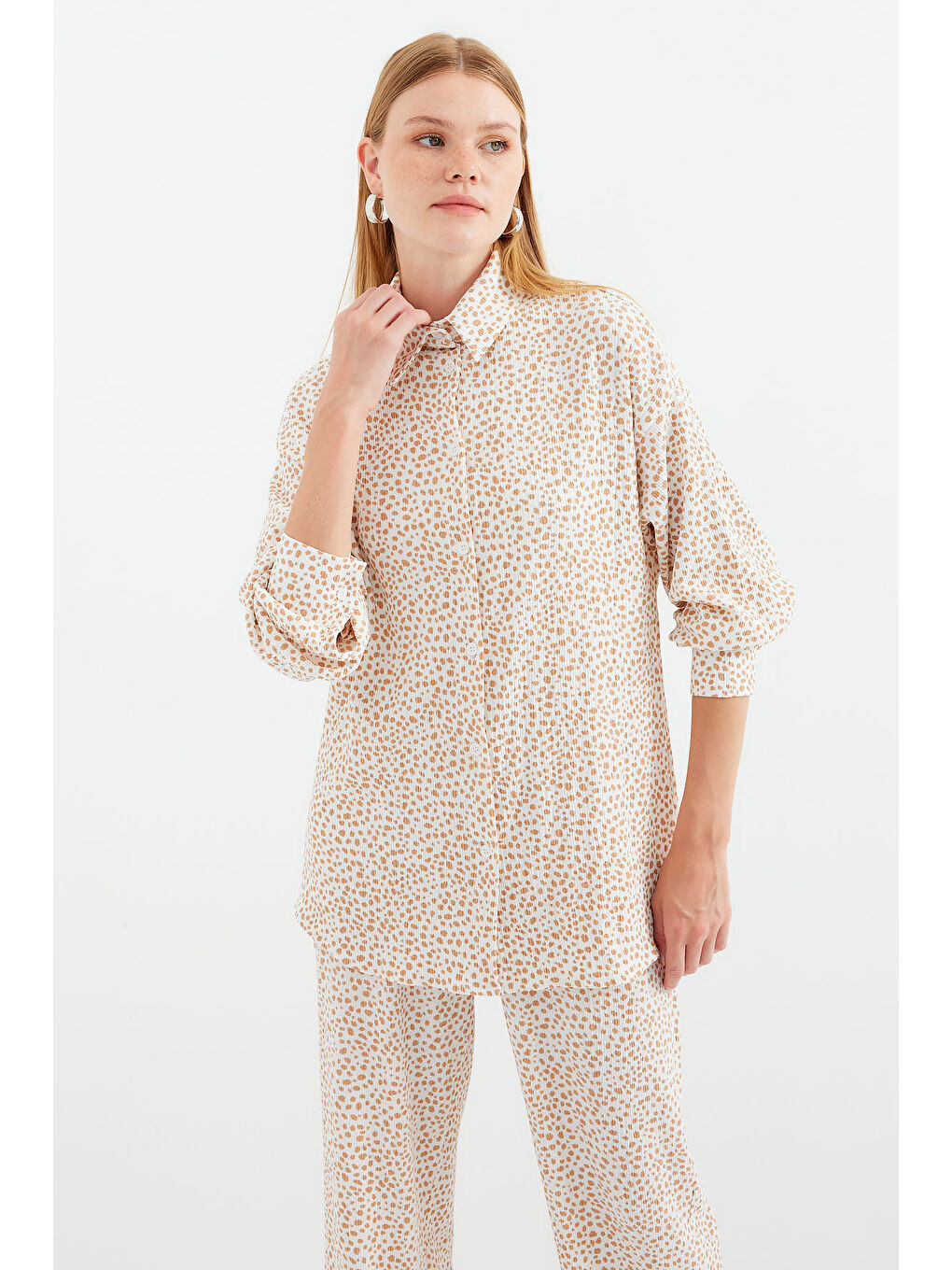 5858 Örme İkili Takım - Y.Bej-2