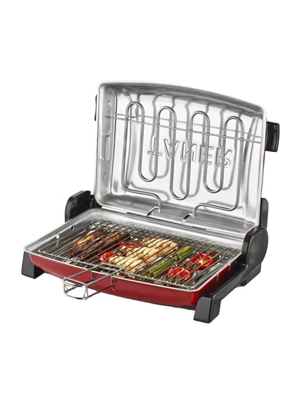 TNRIZ-1705 Büyük Boy 36 cm 1200 W Çift Telli Izgara (Kırmızı)