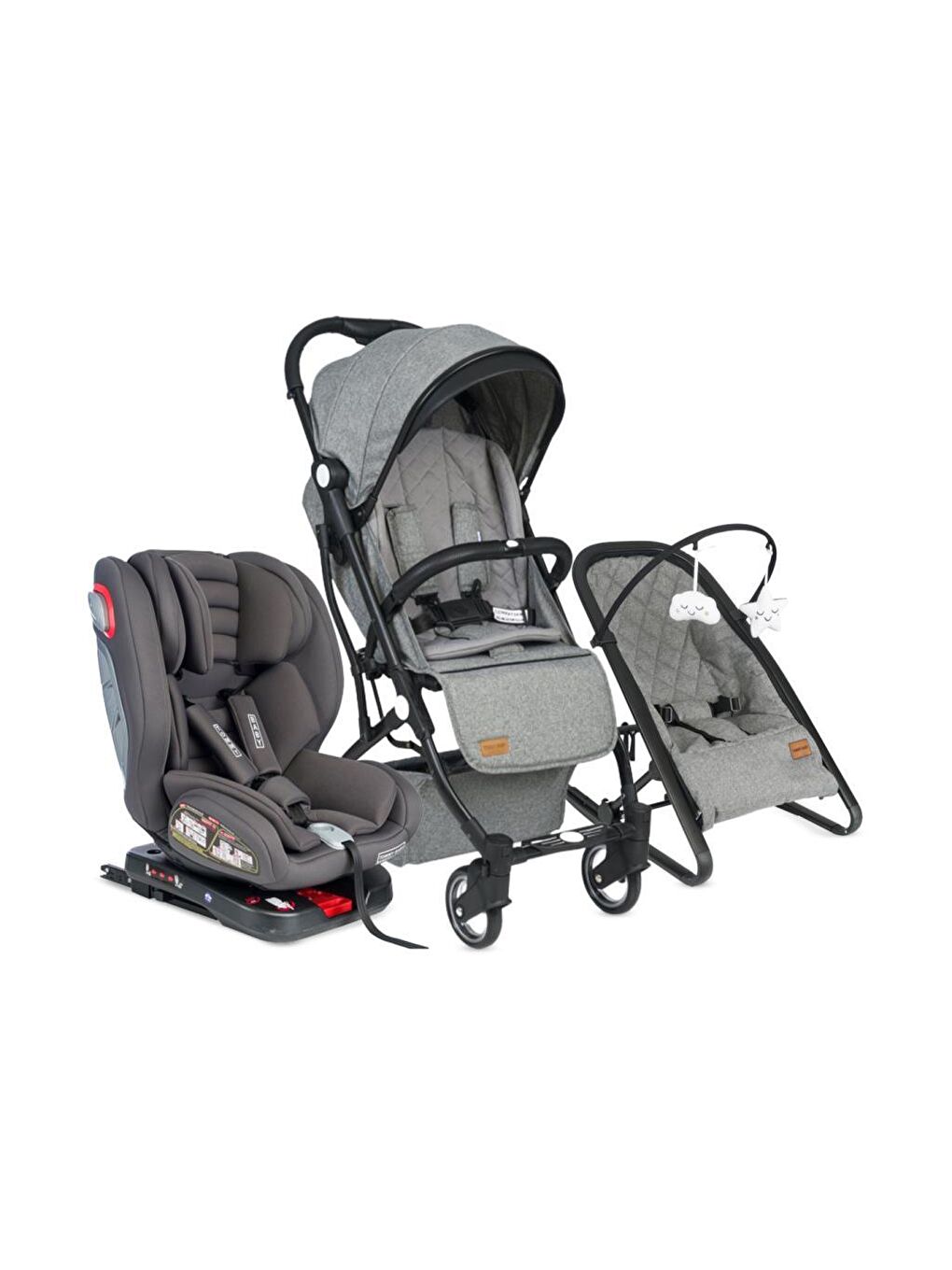 Opera 3 lü Set Kabin Bebek Arabası Oto Koltuk Anakucağı