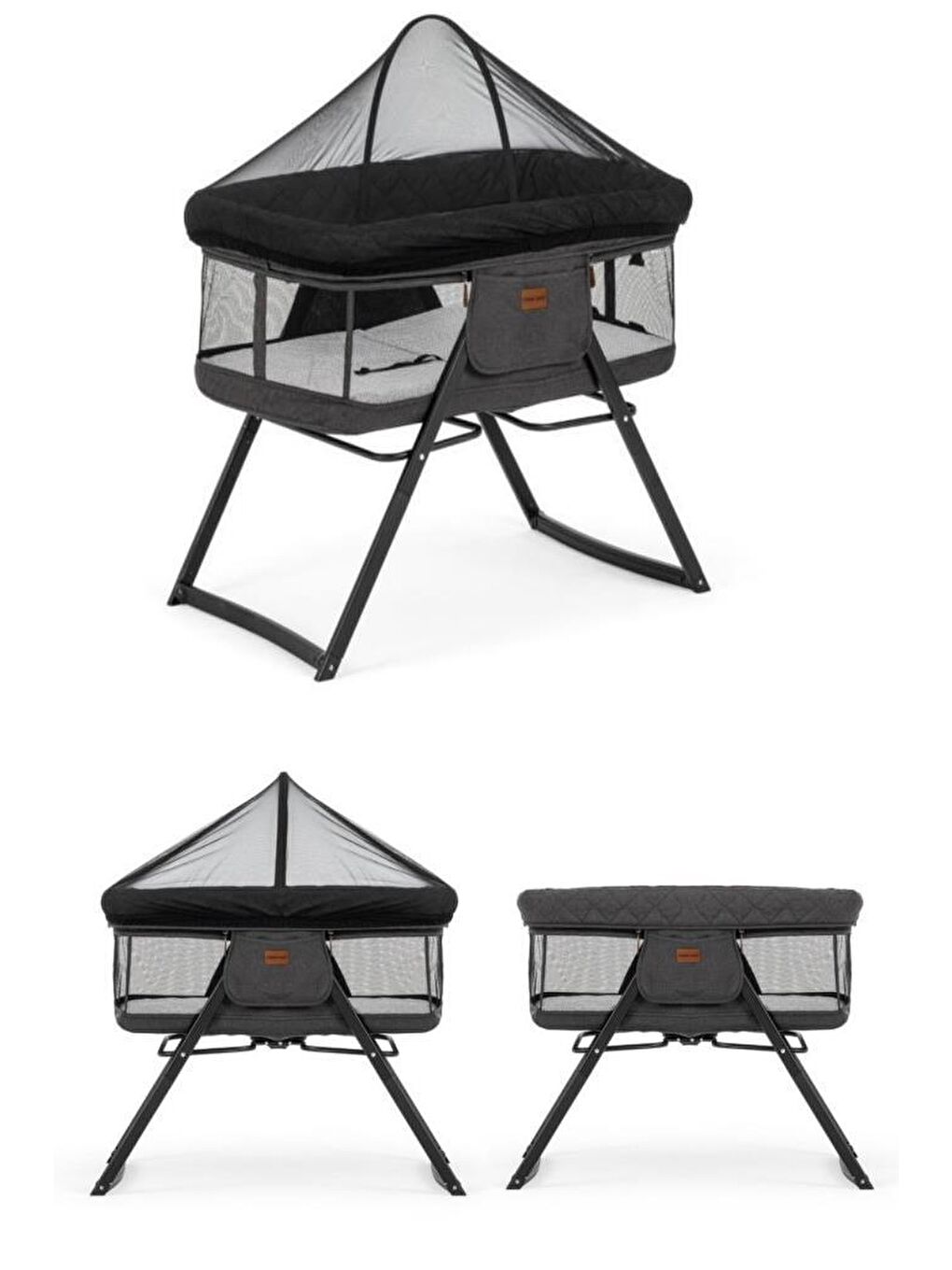 İnci 3 lü Set Kabin Bebek Arabası Katlanır Beşik Kanguru-2