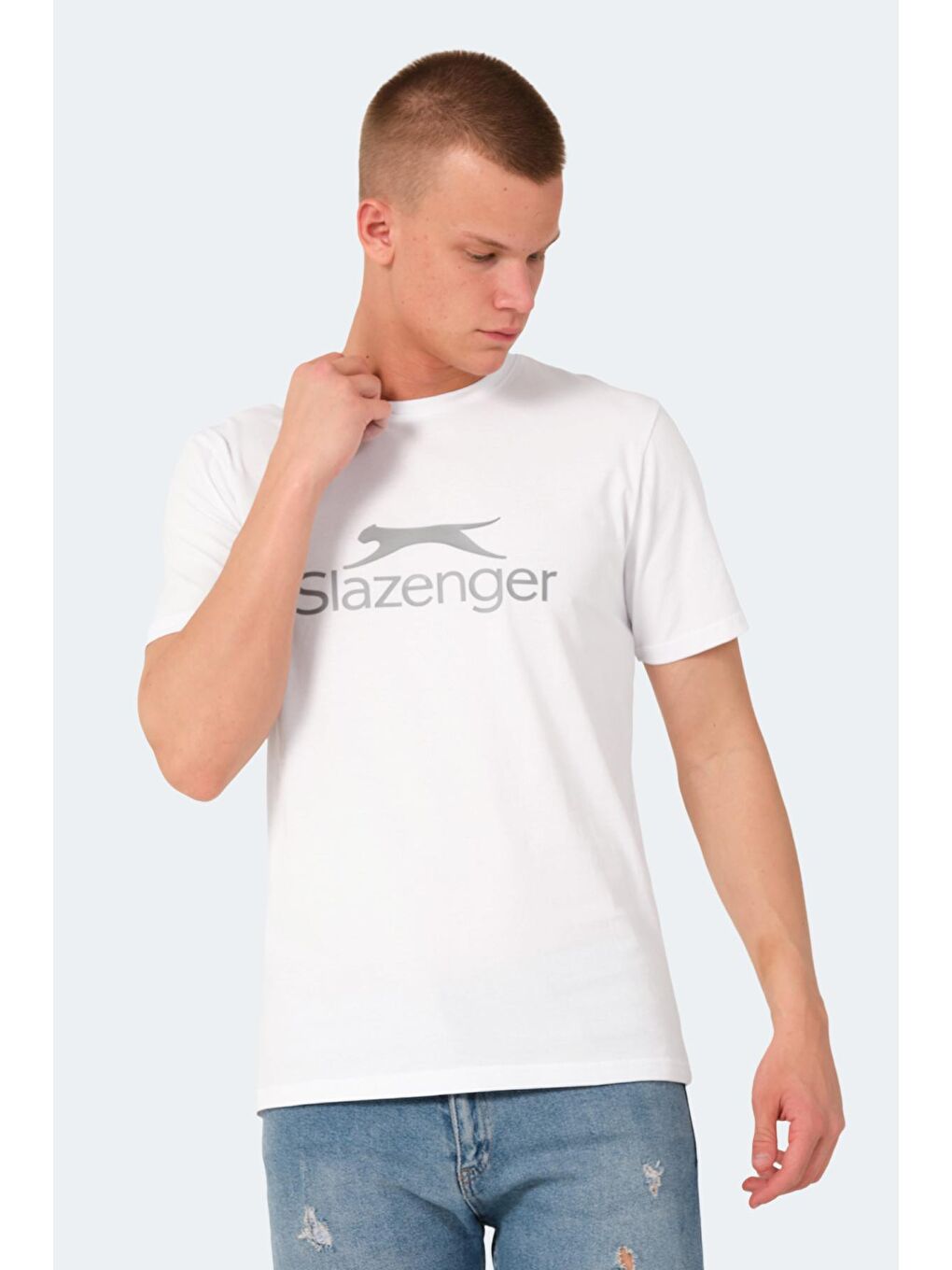 SLAZENGER Beyaz VEERA Erkek Tişört Beyaz - 3