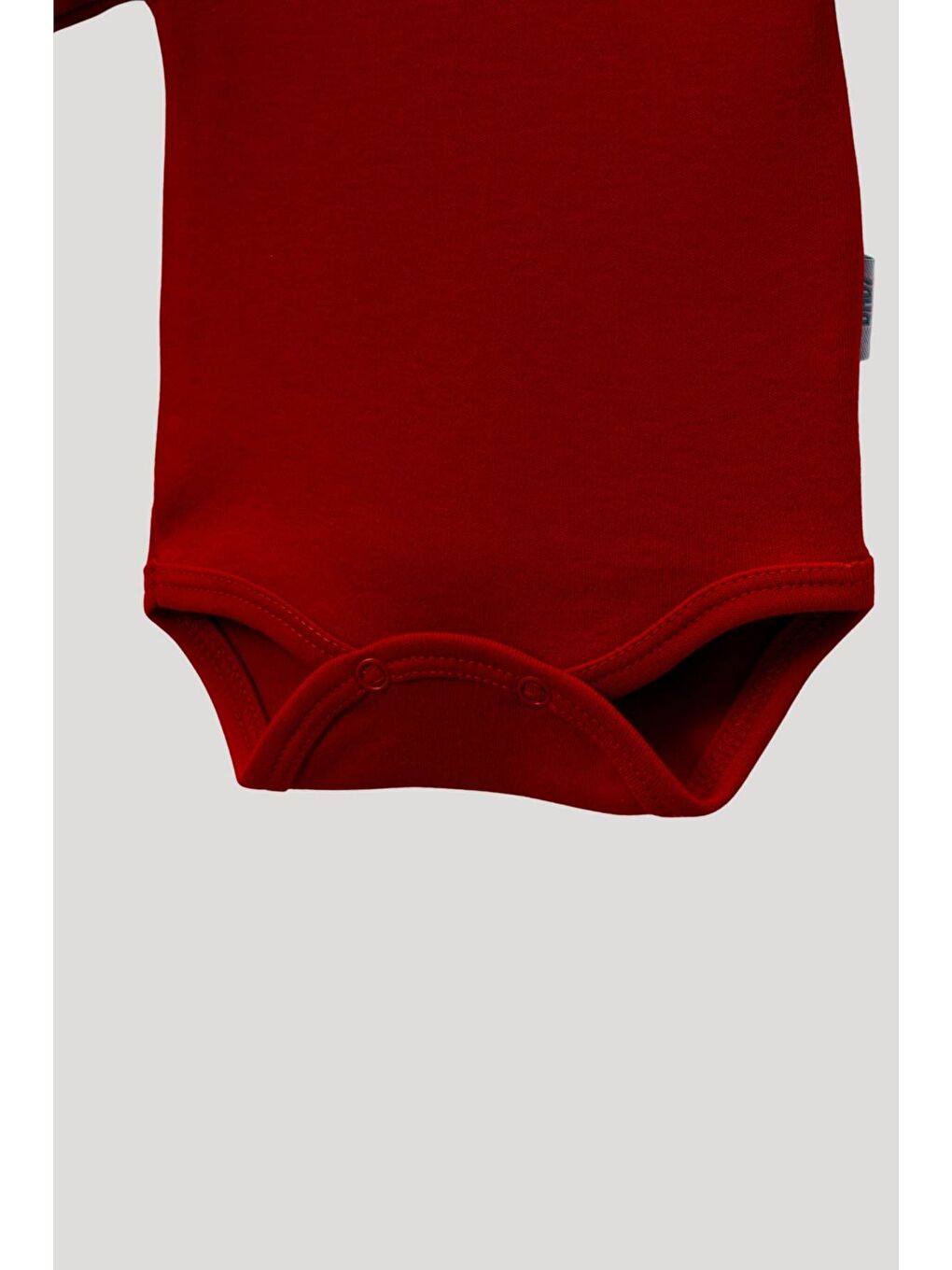 Kırmızı 5'li Zıbın Kısa Kollu %100 Pamuk Çıtçıtlı Bebek Body-3