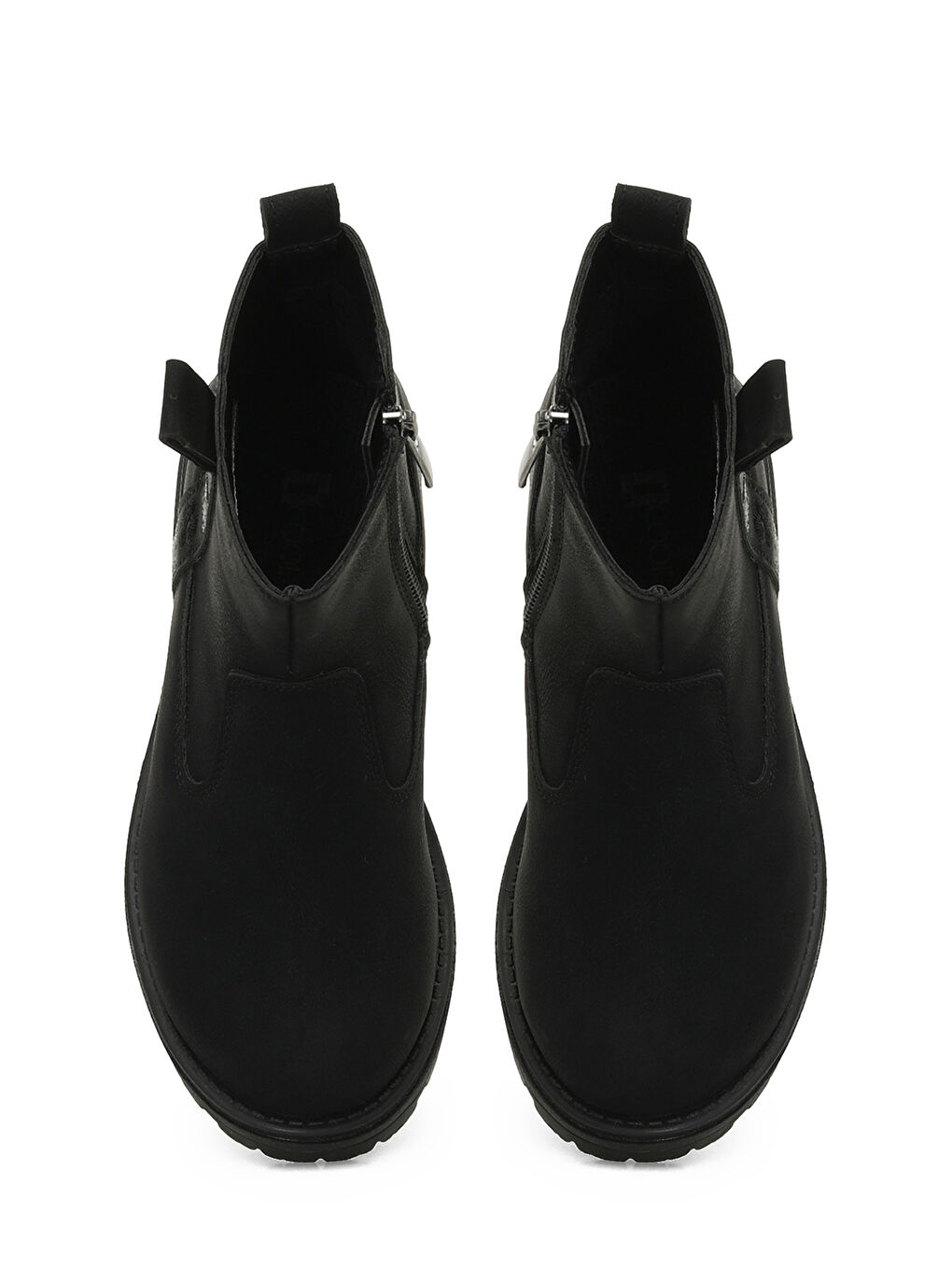 LOUIS.F 4PR Siyah Kız Çocuk Biker Bot-3