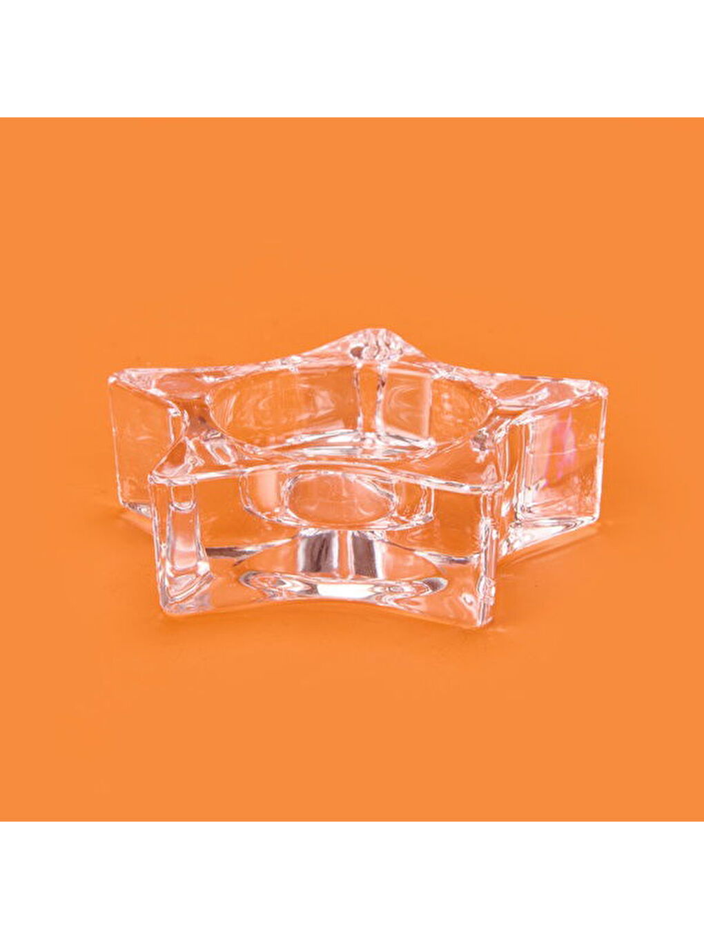 Renksiz Deco Star Mumluk - Şeffaf - 6,8x3 cm-1