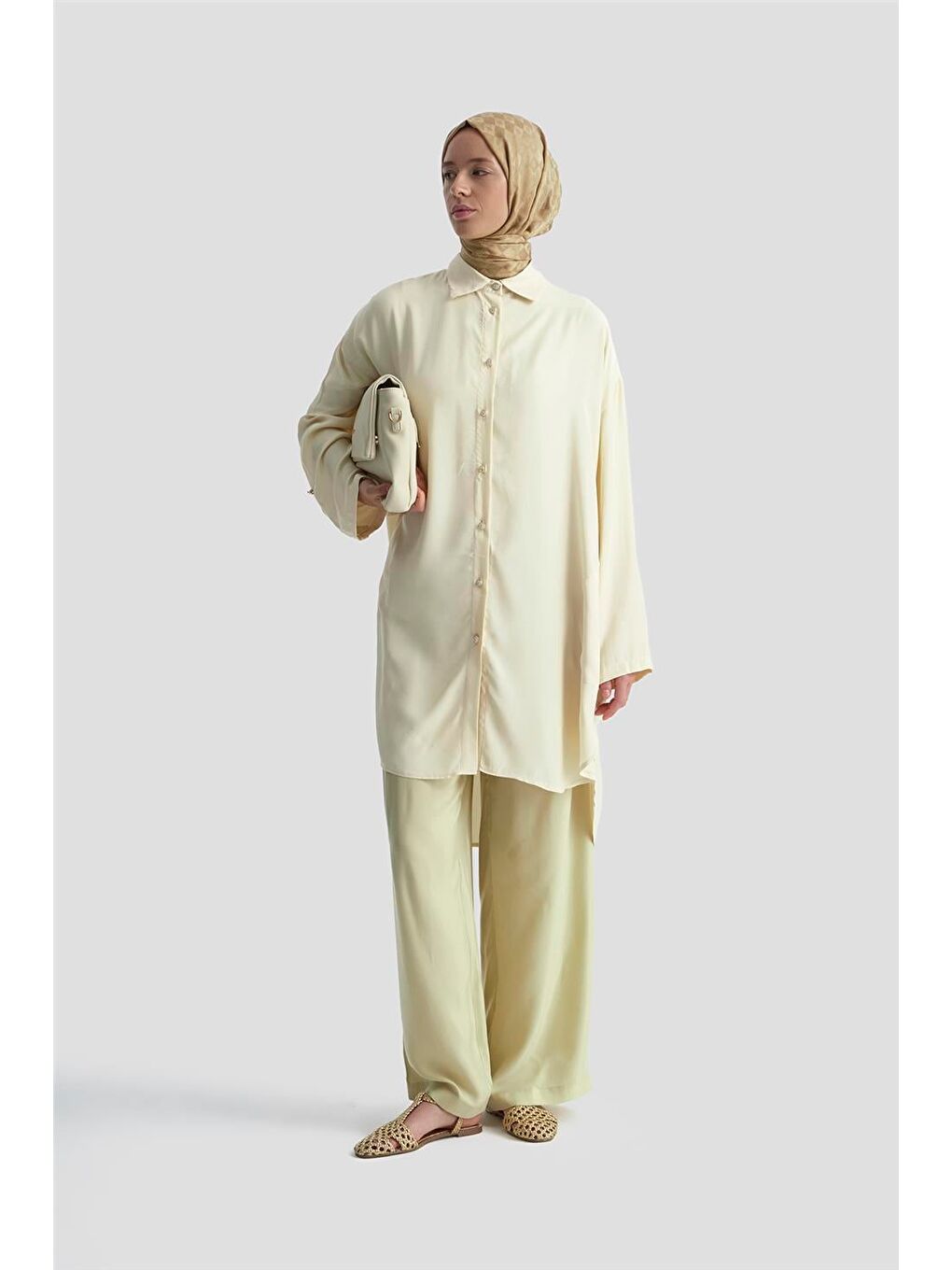 Ekru Tunik 25Yd9037 Aytaşı-2