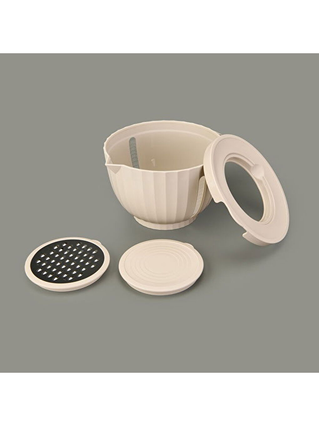 Ekru Mixer Bowl Set - Krem - 2650 ml-3