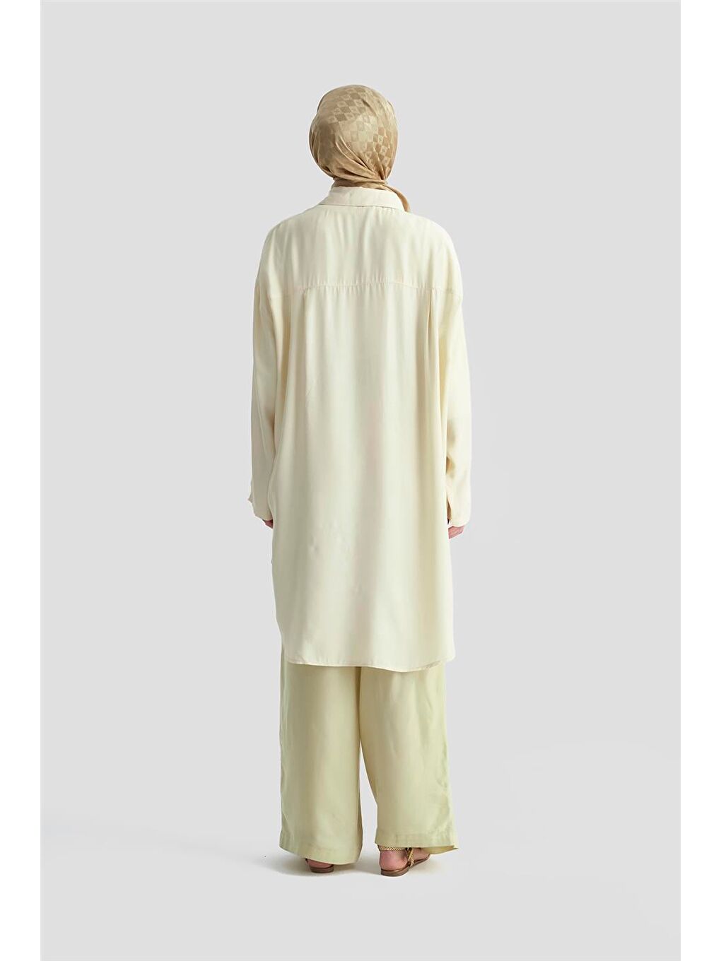 Ekru Tunik 25Yd9037 Aytaşı-4