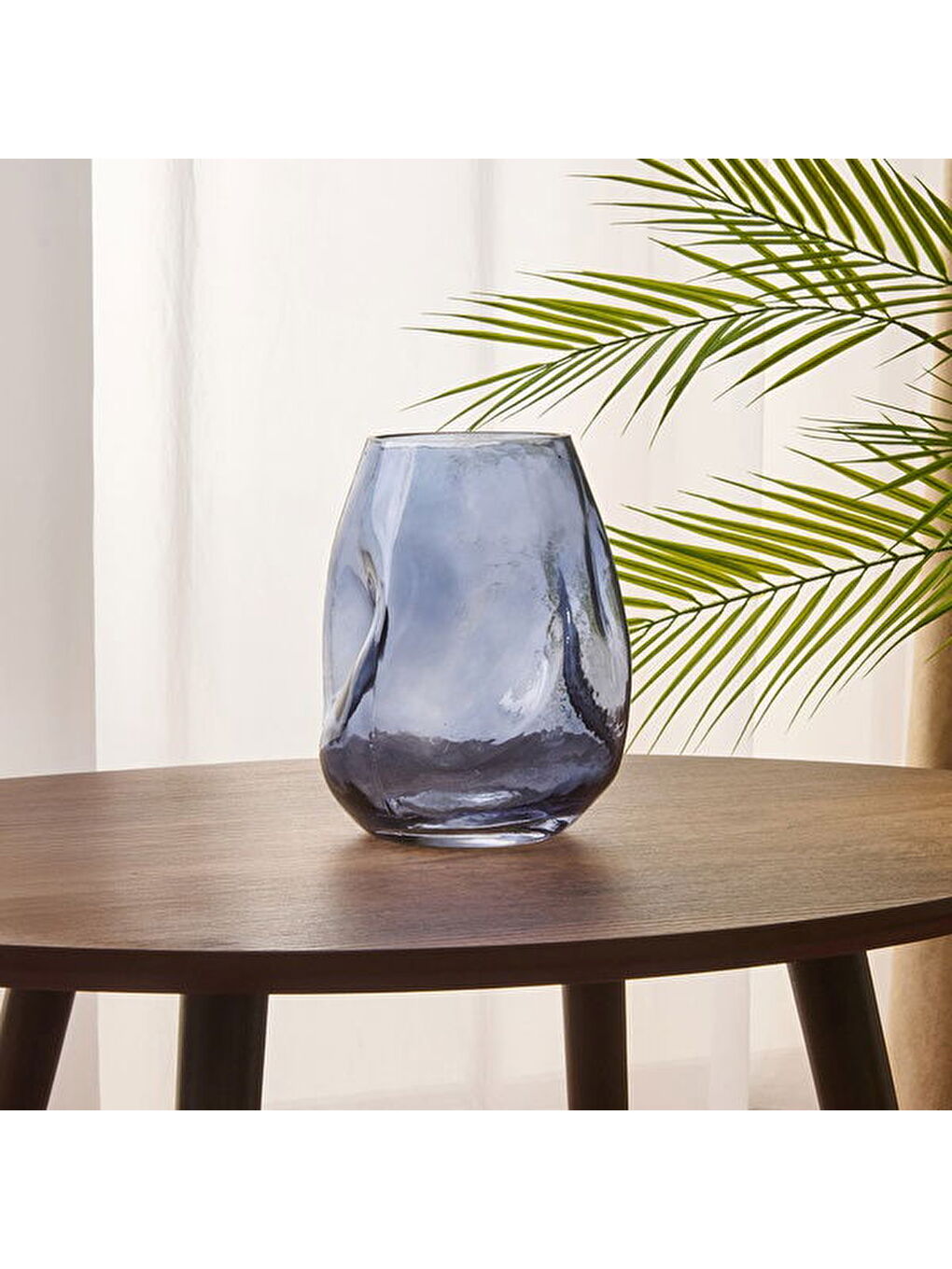 Deco Glore Vazo - Gri - 18x8,5 cm