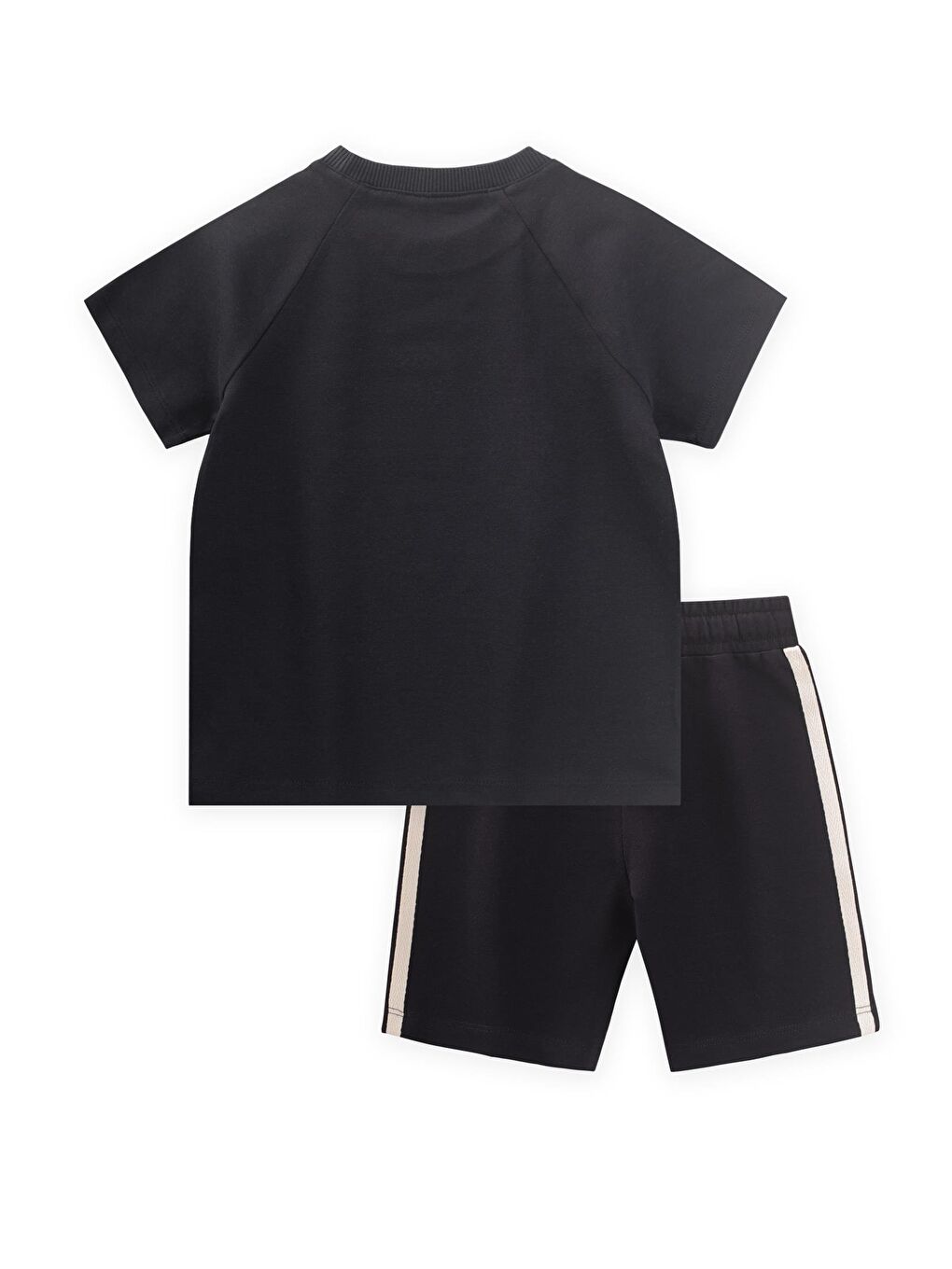 Siyah Erkek Çocuk Baskılı Takım-1